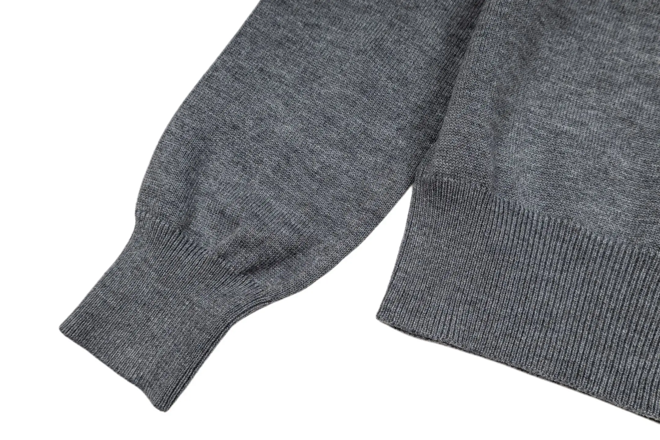 Contrast-Trim Zip-Up Knit Cardigan D27021045 — view 7