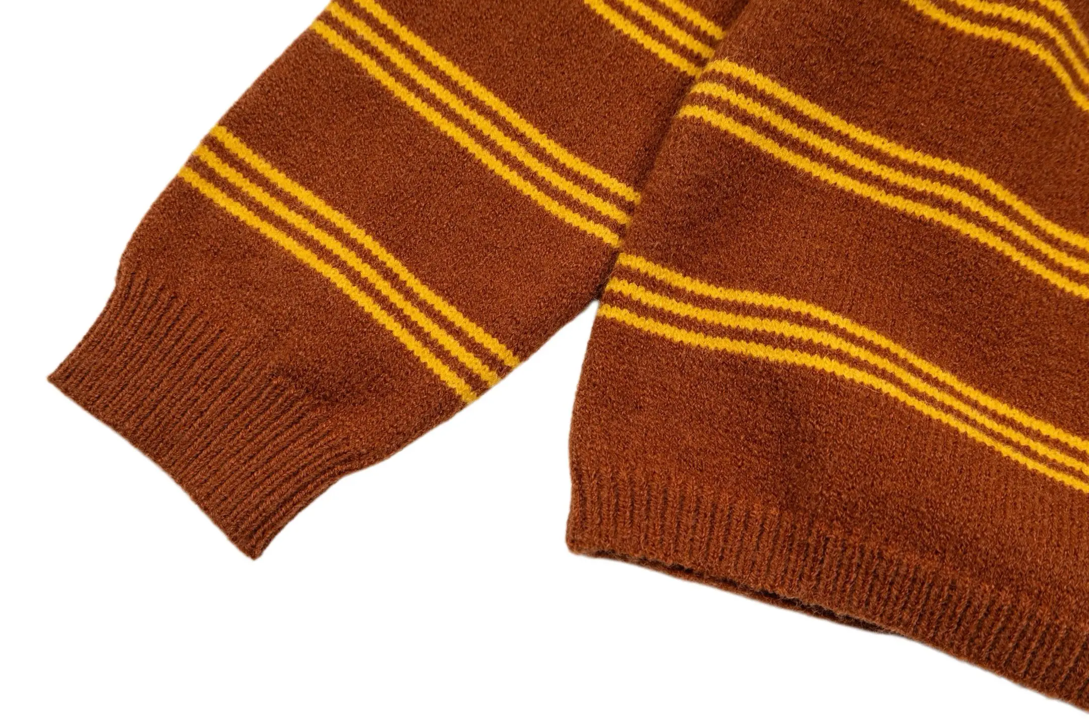 Logo-Patch Striped Knit Cardigan D27021046 — view 6