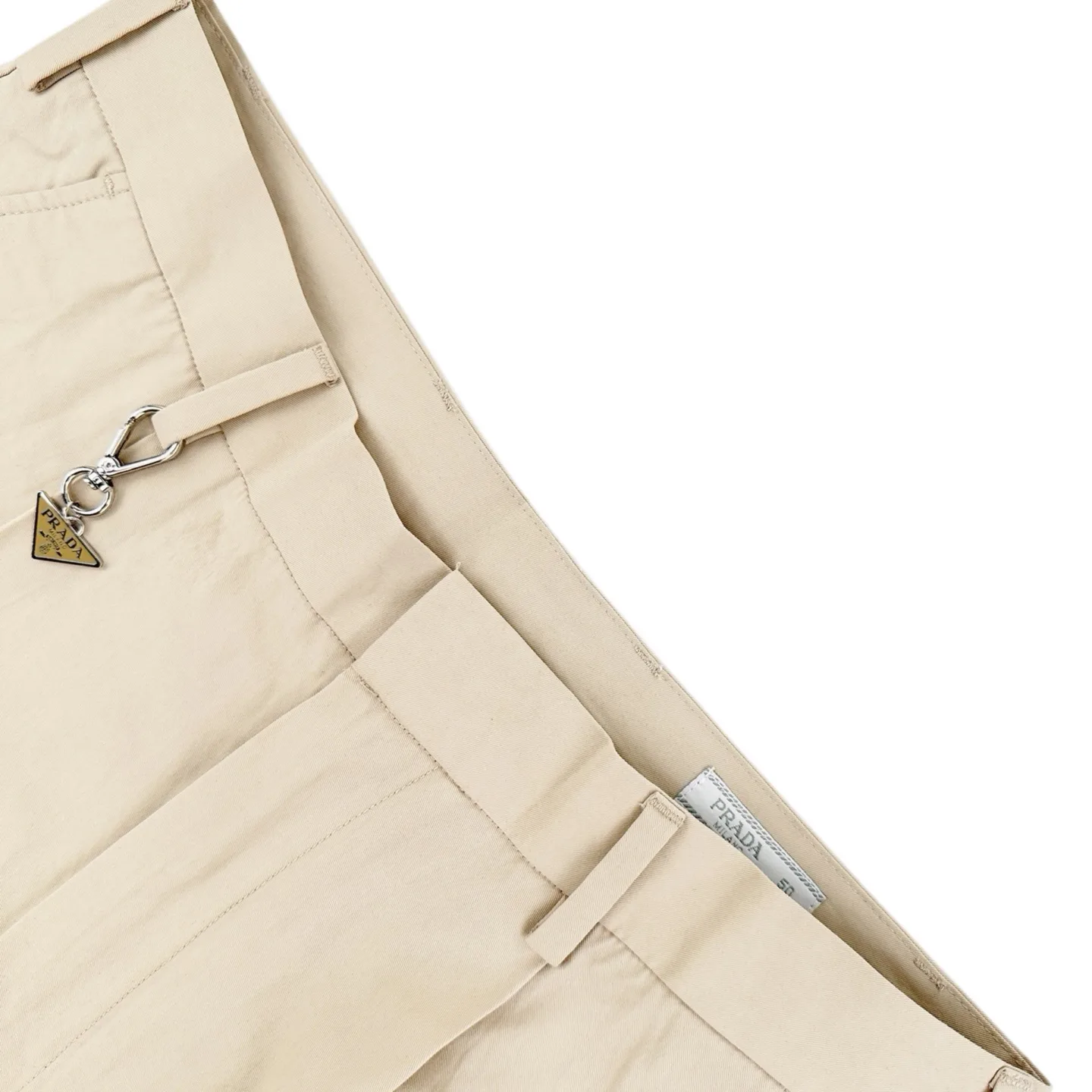 Logo-Embellished Straight-Leg Cotton-Blend Trousers D27021032 — view 3