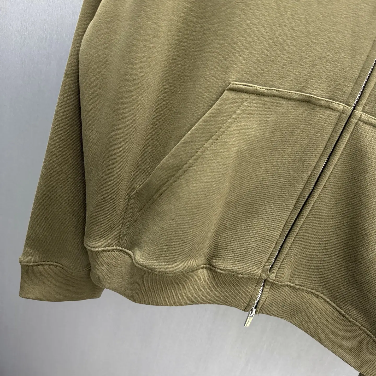 Oversized Garment-Dyed Zip-Up Hoodie D27014173 — view 4