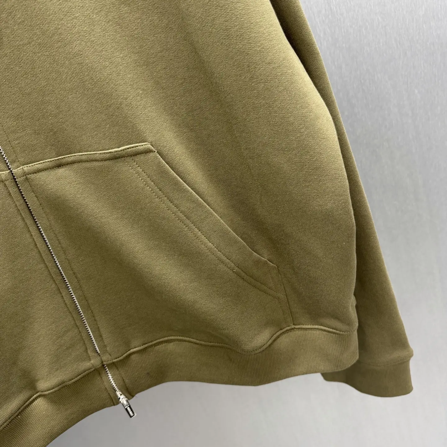 Oversized Garment-Dyed Zip-Up Hoodie D27014173 — view 5