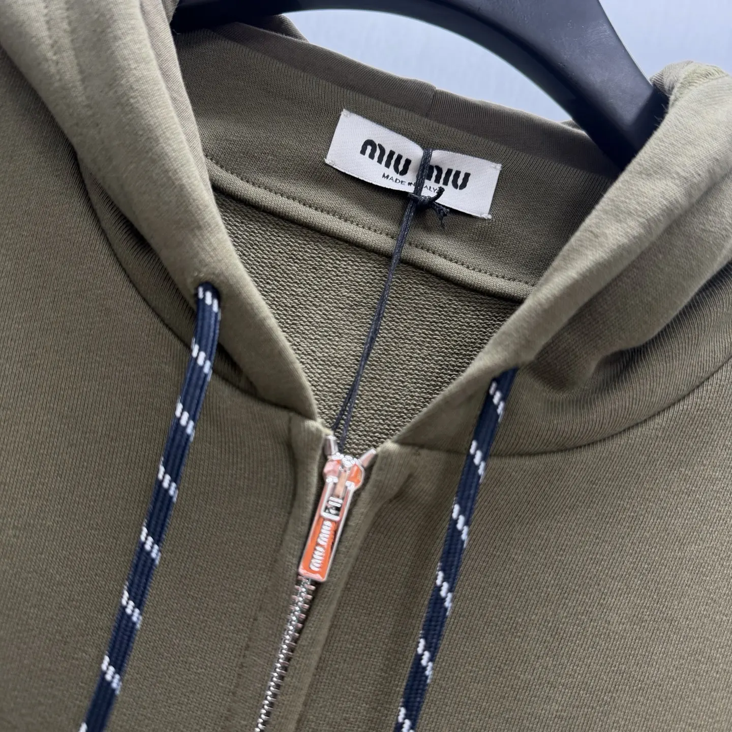 Oversized Garment-Dyed Zip-Up Hoodie D27014173 — view 7