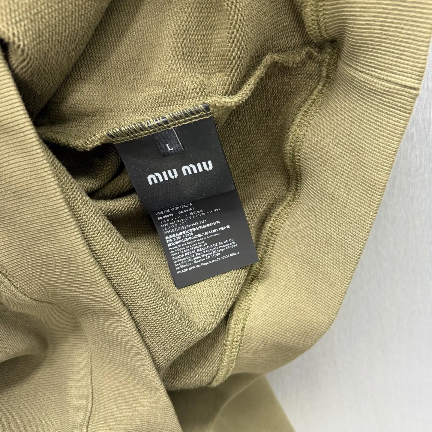 Oversized Garment-Dyed Zip-Up Hoodie D27014173 — view 9