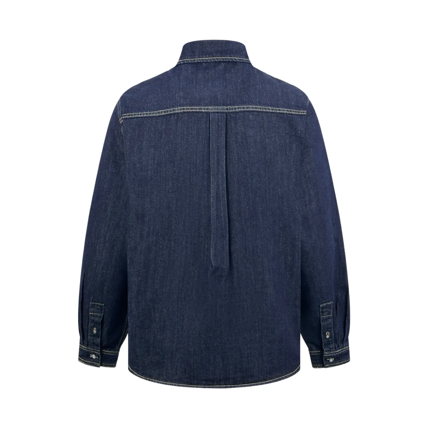Leather Patch Logo Denim Shirt D27521022 — view 2