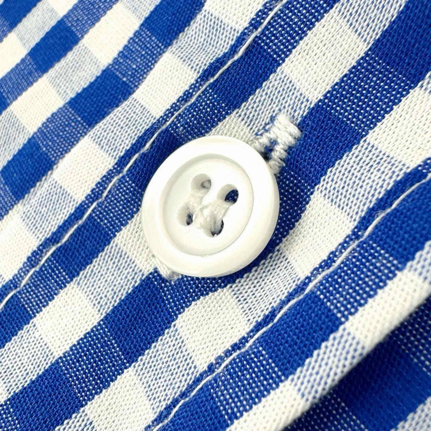 Anagram Embroidered Gingham Cotton Shirt D27521021 — view 6