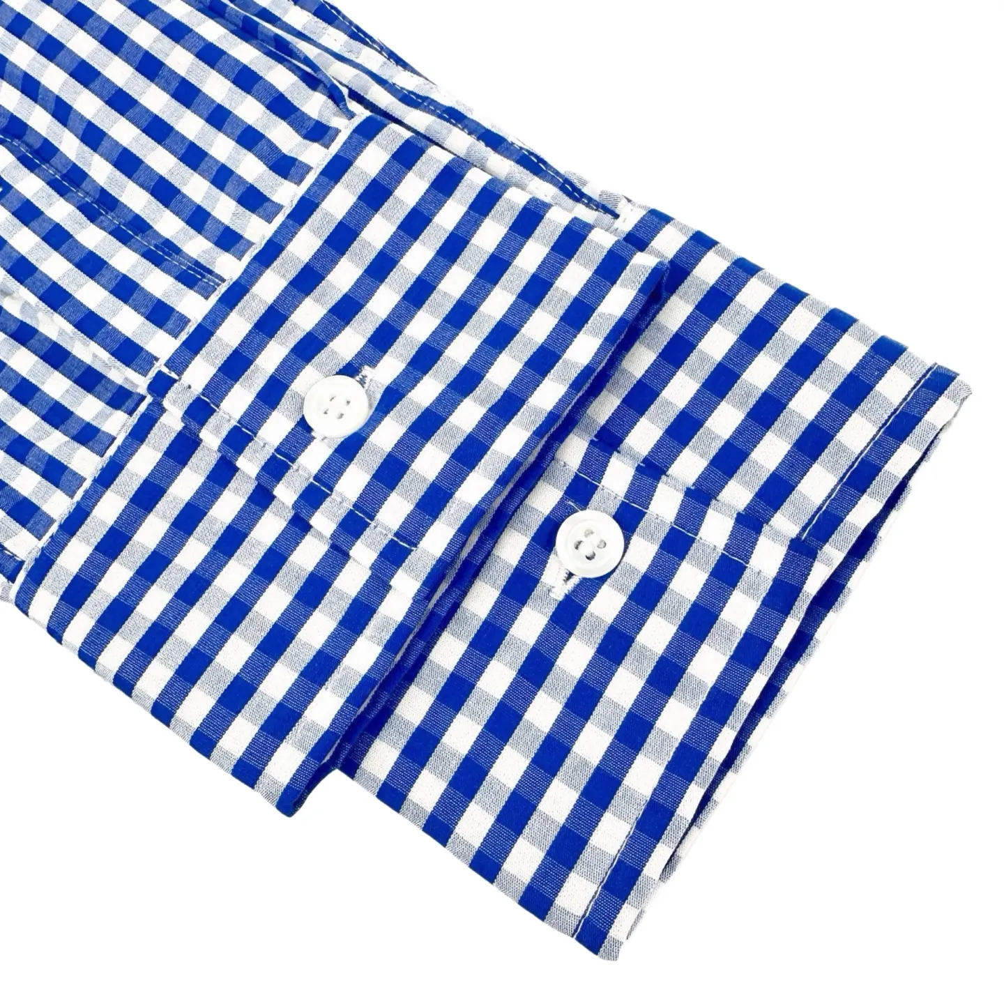 Anagram Embroidered Gingham Cotton Shirt D27521021 — view 8