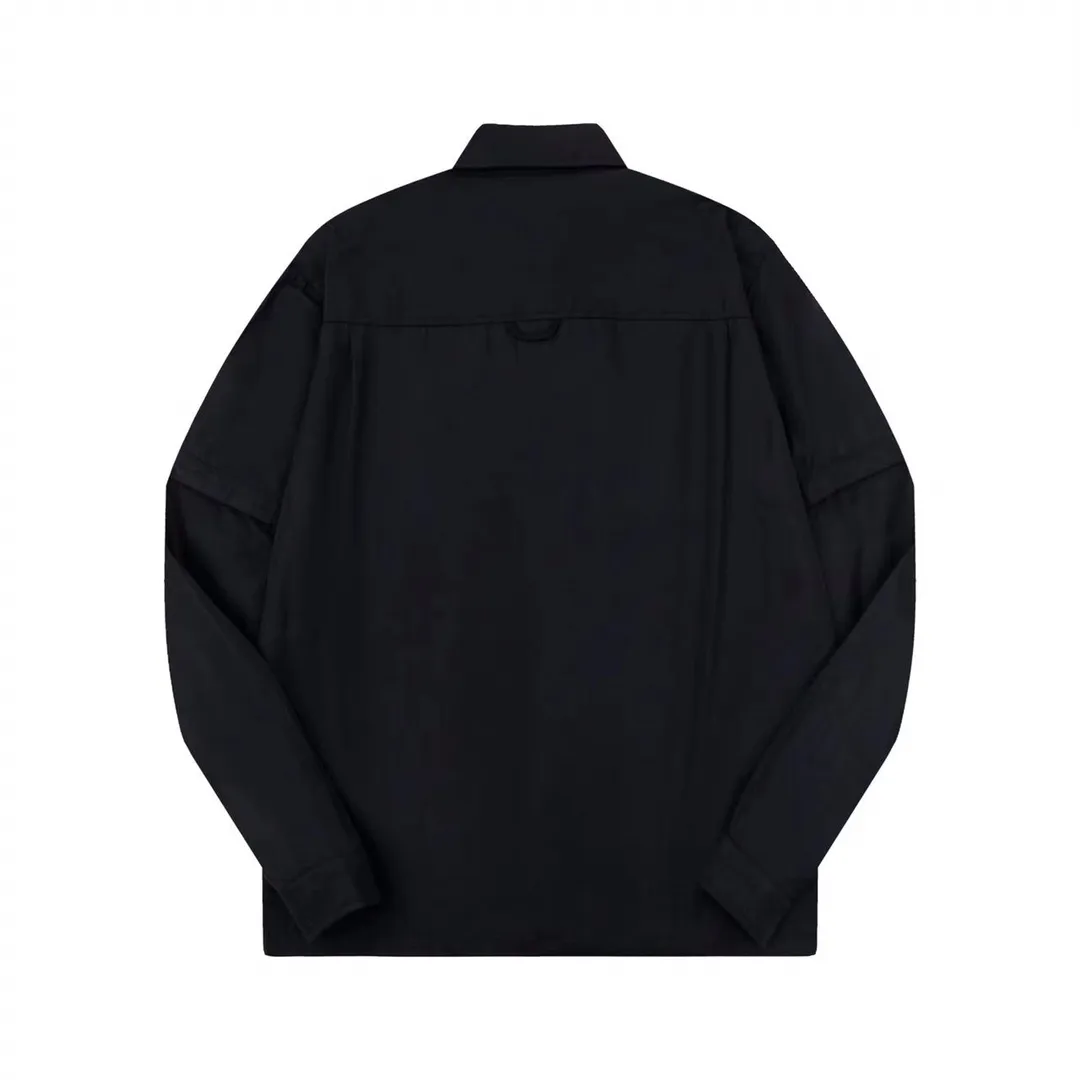 Convertible Nylon Overshirt with Buckle Pockets D27513038 — view 2