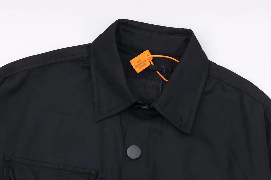 Convertible Nylon Overshirt with Buckle Pockets D27513038 — view 4