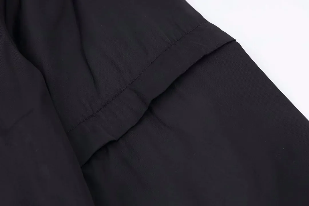 Convertible Nylon Overshirt with Buckle Pockets D27513038 — view 7