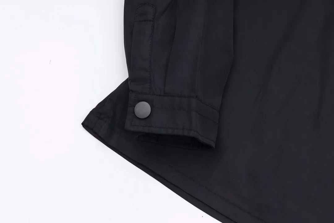 Convertible Nylon Overshirt with Buckle Pockets D27513038 — view 8