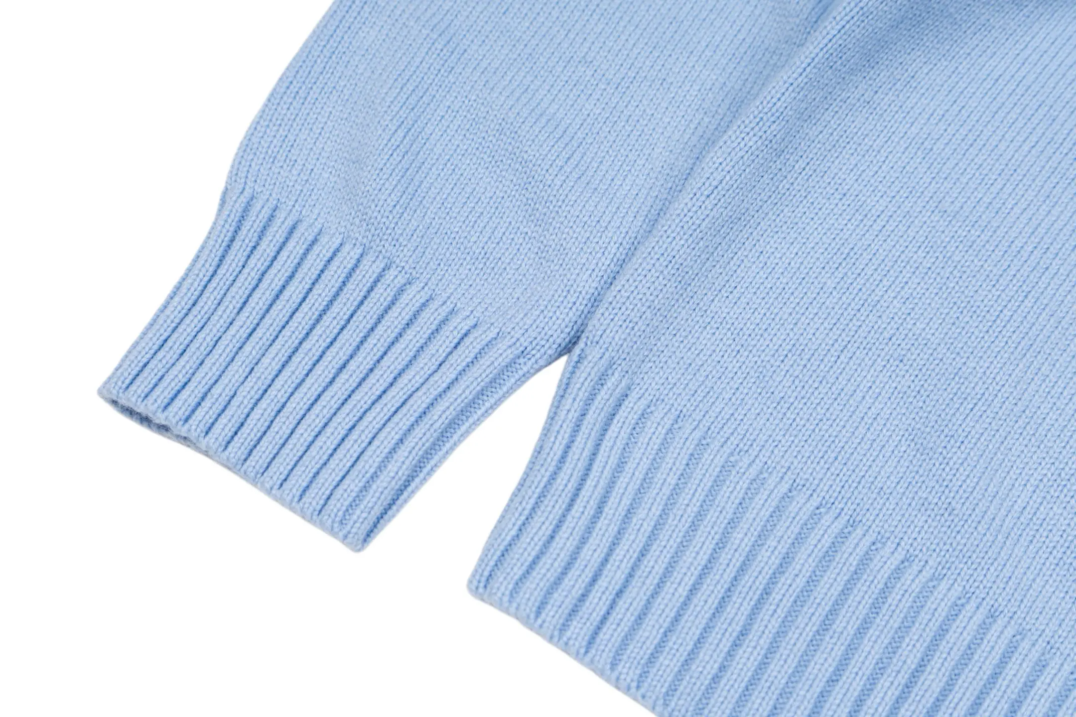 Leather-Patch Wool Rollneck Sweater D28021104 — view 7