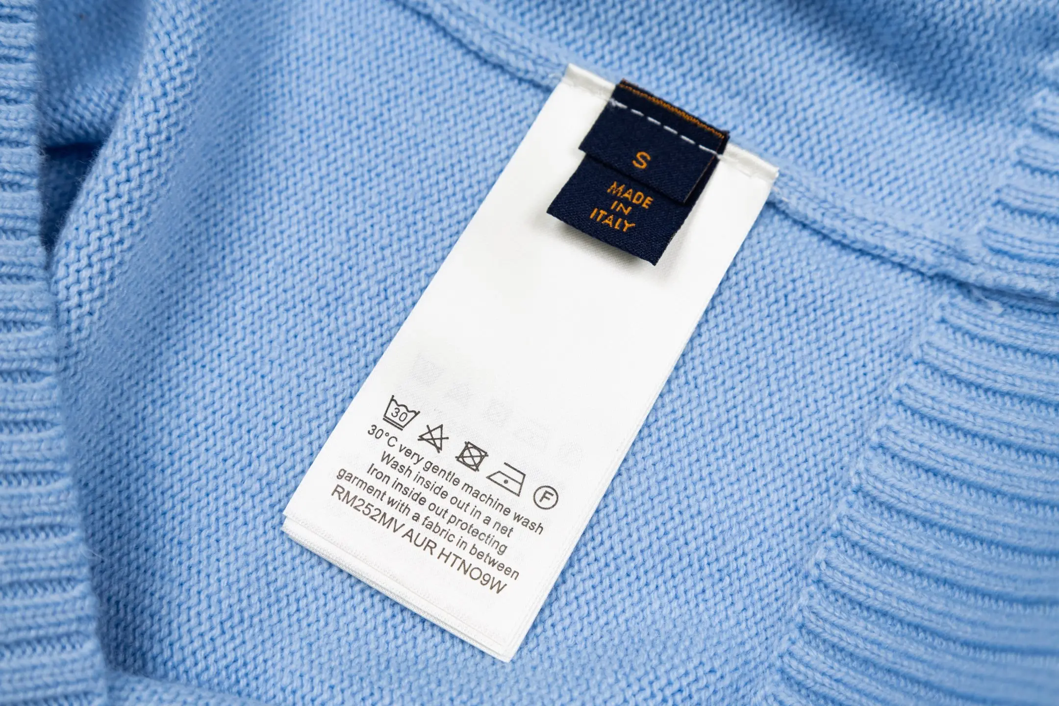 Leather-Patch Wool Rollneck Sweater D28021104 — view 9