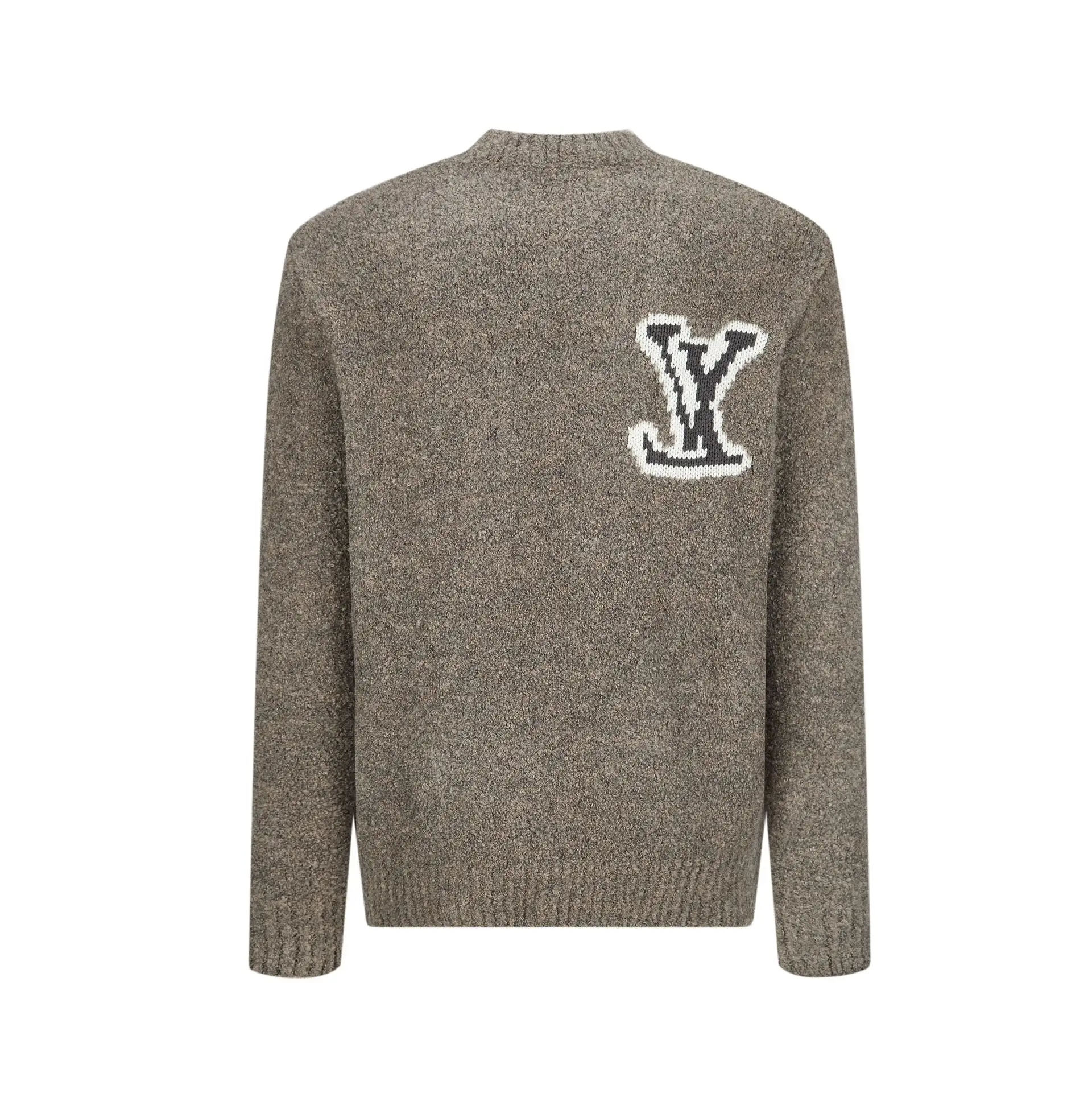 Logo Intarsia Wool-Blend Crew-Neck Sweater D28021068 — view 2