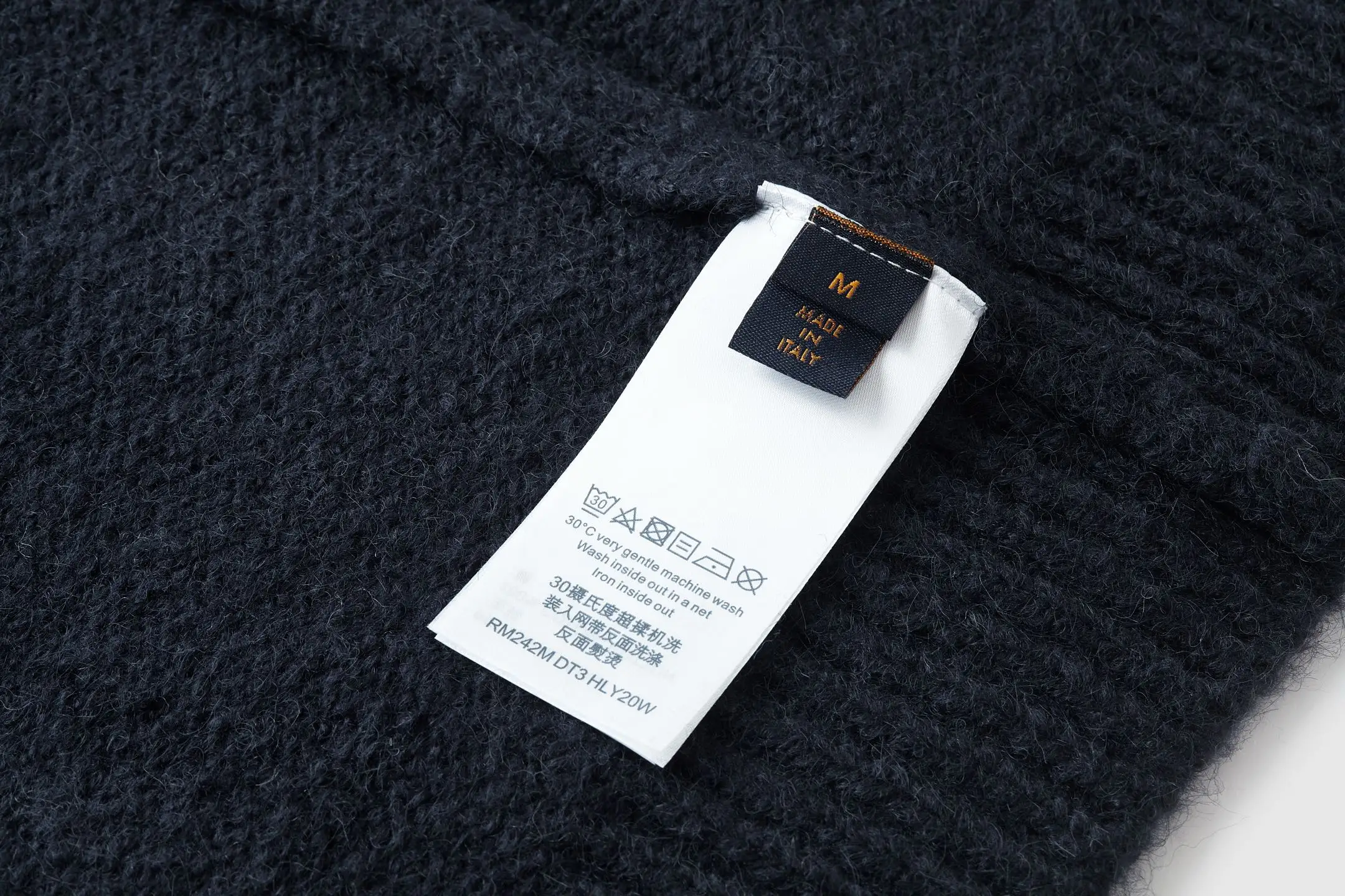 Mirror Logo Intarsia Wool-Blend Sweater D28021065 — view 9