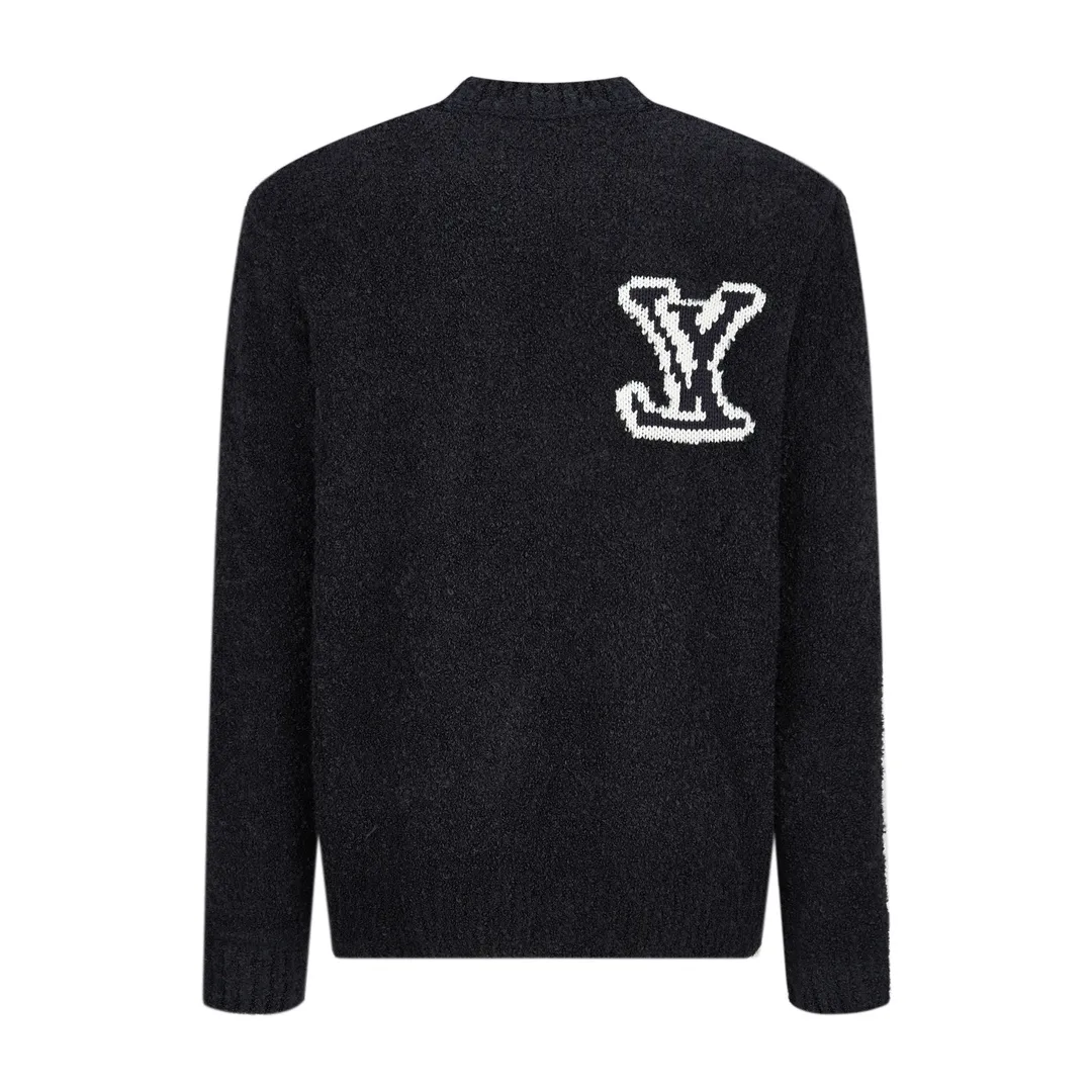 Mirror Logo Intarsia Wool-Blend Sweater D28021069 — view 2
