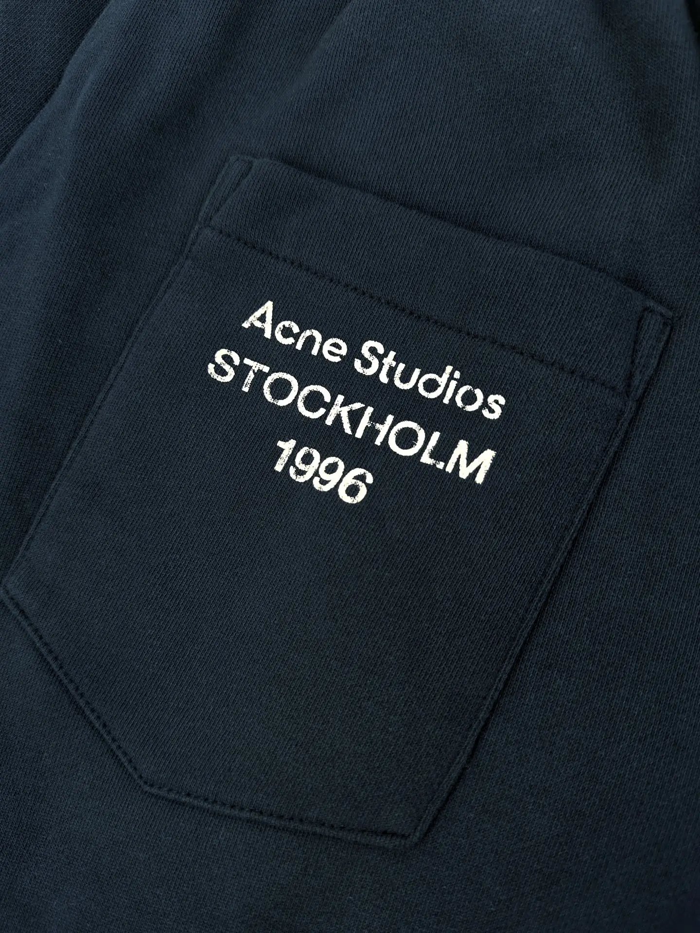 Acne Studios Faded Fleece Wide-Leg Trousers D28019215 — view 6