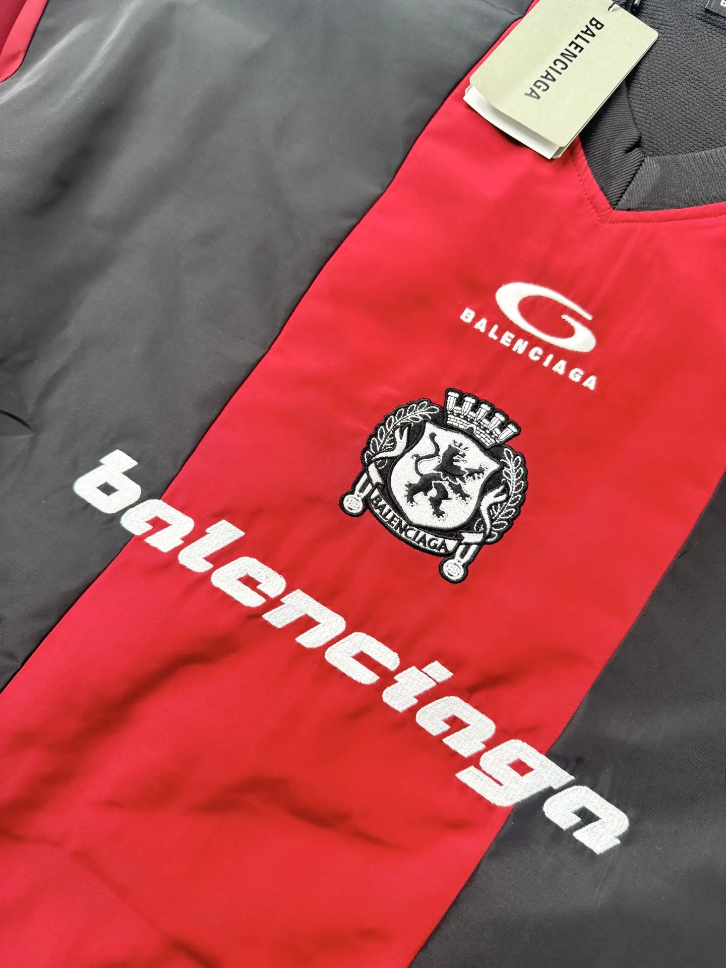 Embroidered Panel-Constructed Football Jersey D28520704 — view 10