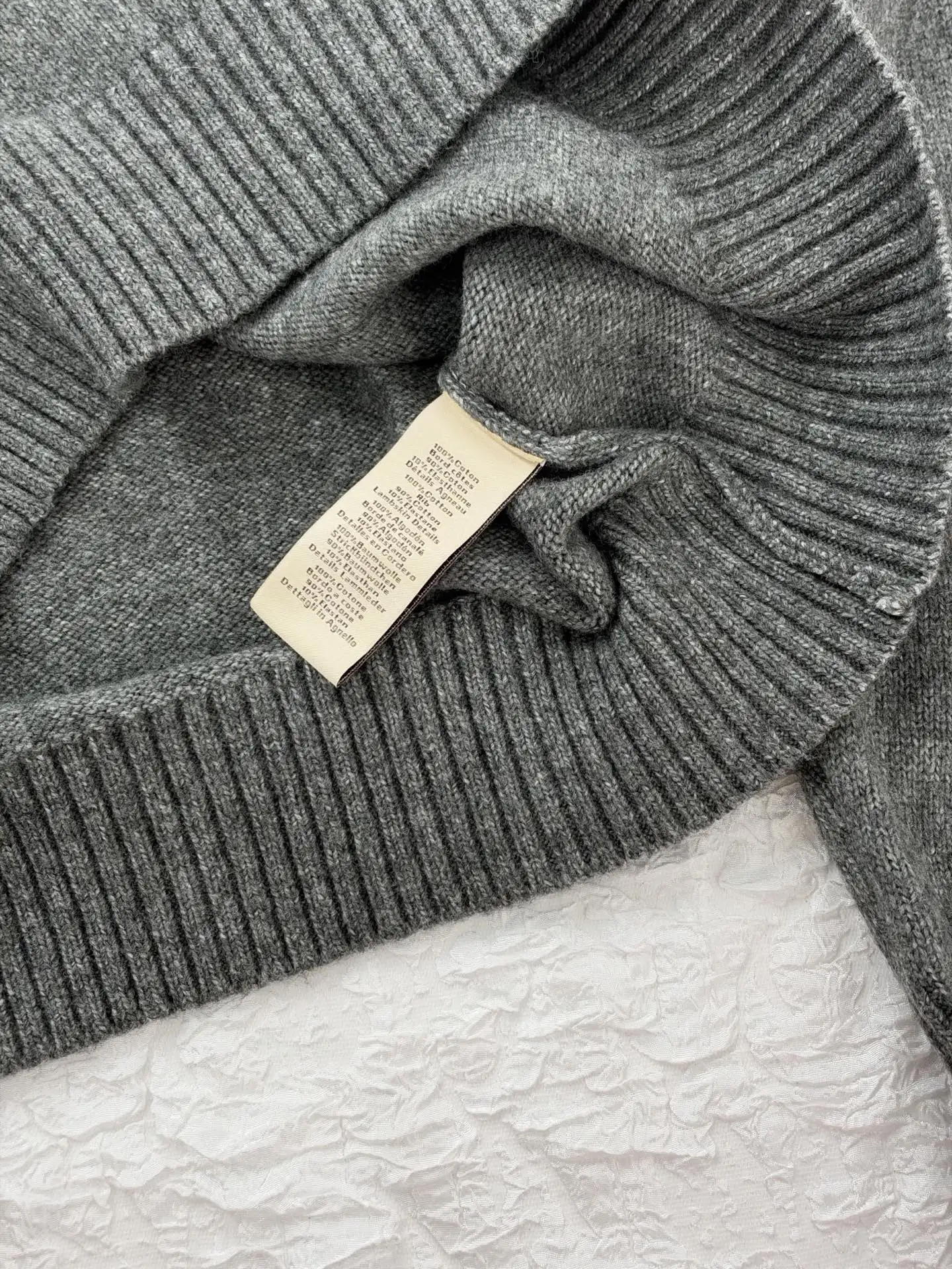 Anchor Embroidered Wool-Blend Crew-Neck Sweater D28519190 — view 8