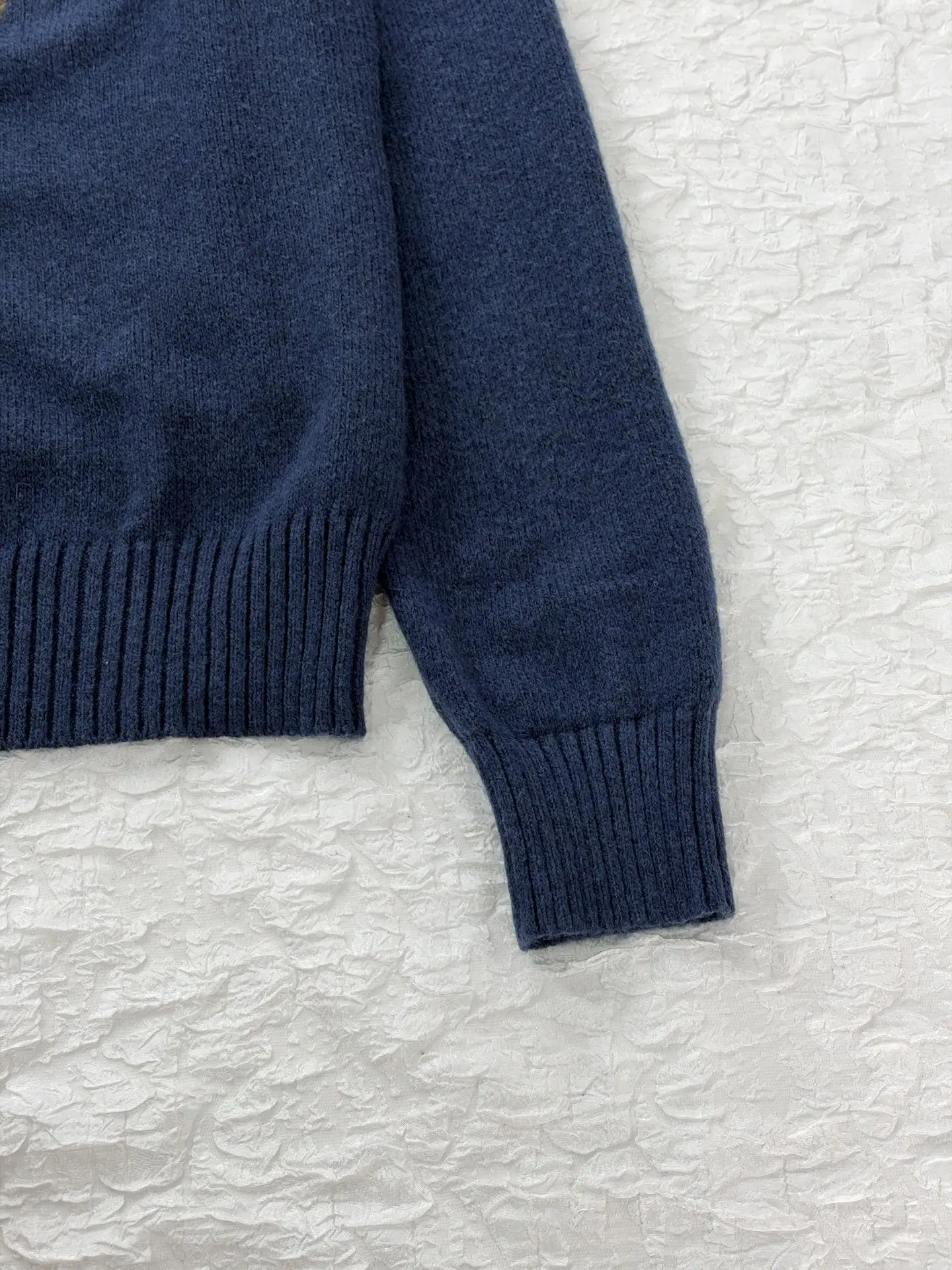 Anchor Embroidered Wool-Blend Crew-Neck Sweater D28519188 — view 8
