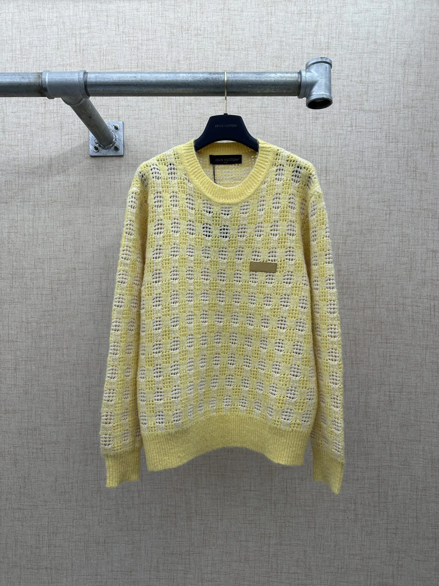 Open-Knit Jacquard Wool-Blend Sweater D28521346