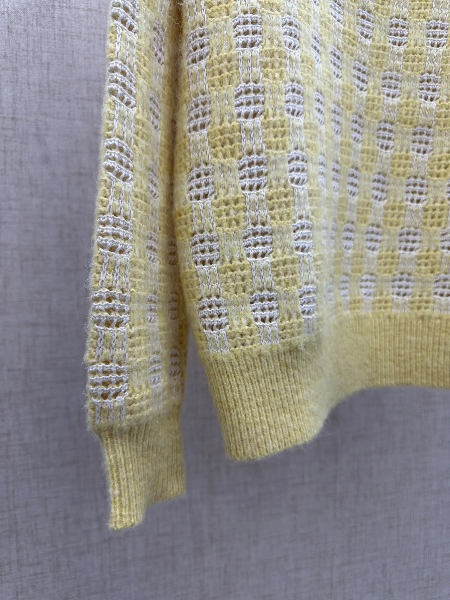 Open-Knit Jacquard Wool-Blend Sweater D28521346 — view 5
