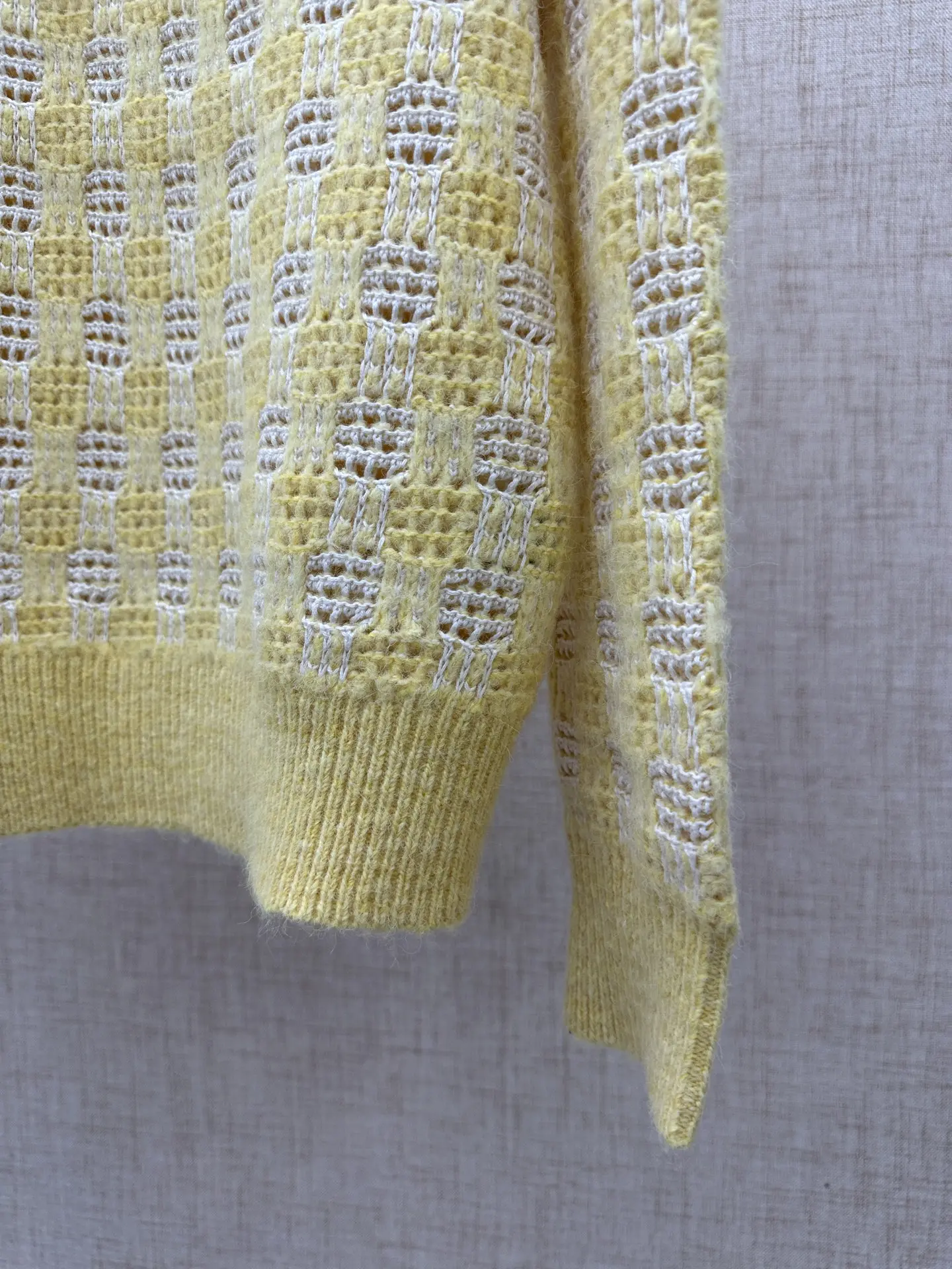 Open-Knit Jacquard Wool-Blend Sweater D28521346 — view 6