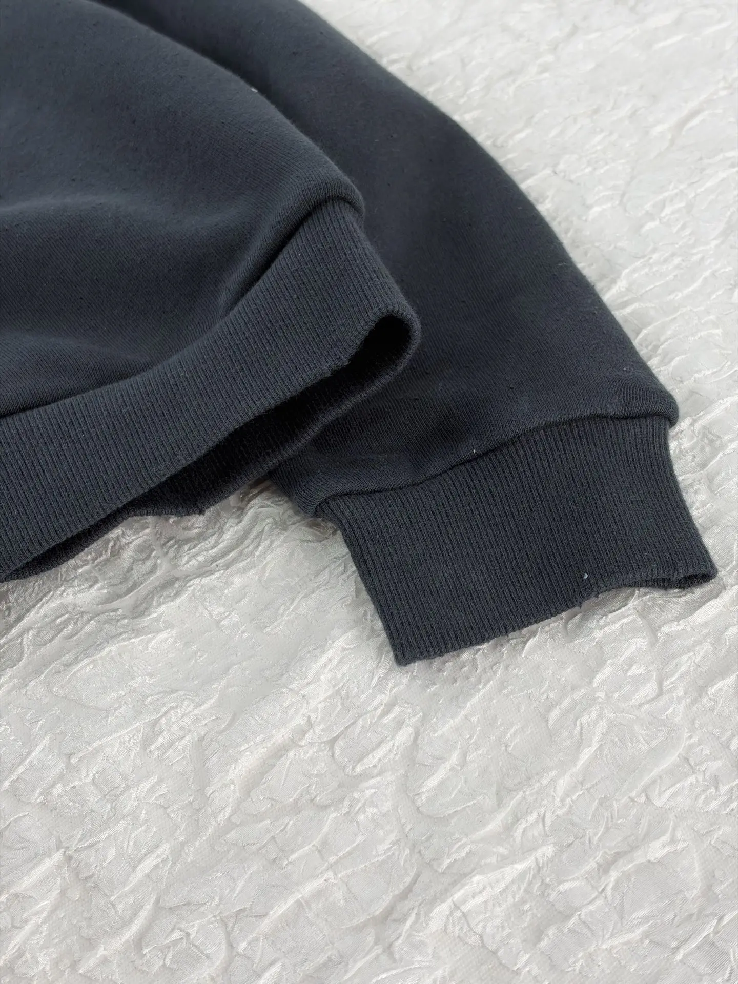 Logo Print Washed Cotton Zip-Up Sweatshirt D28819184 — view 7