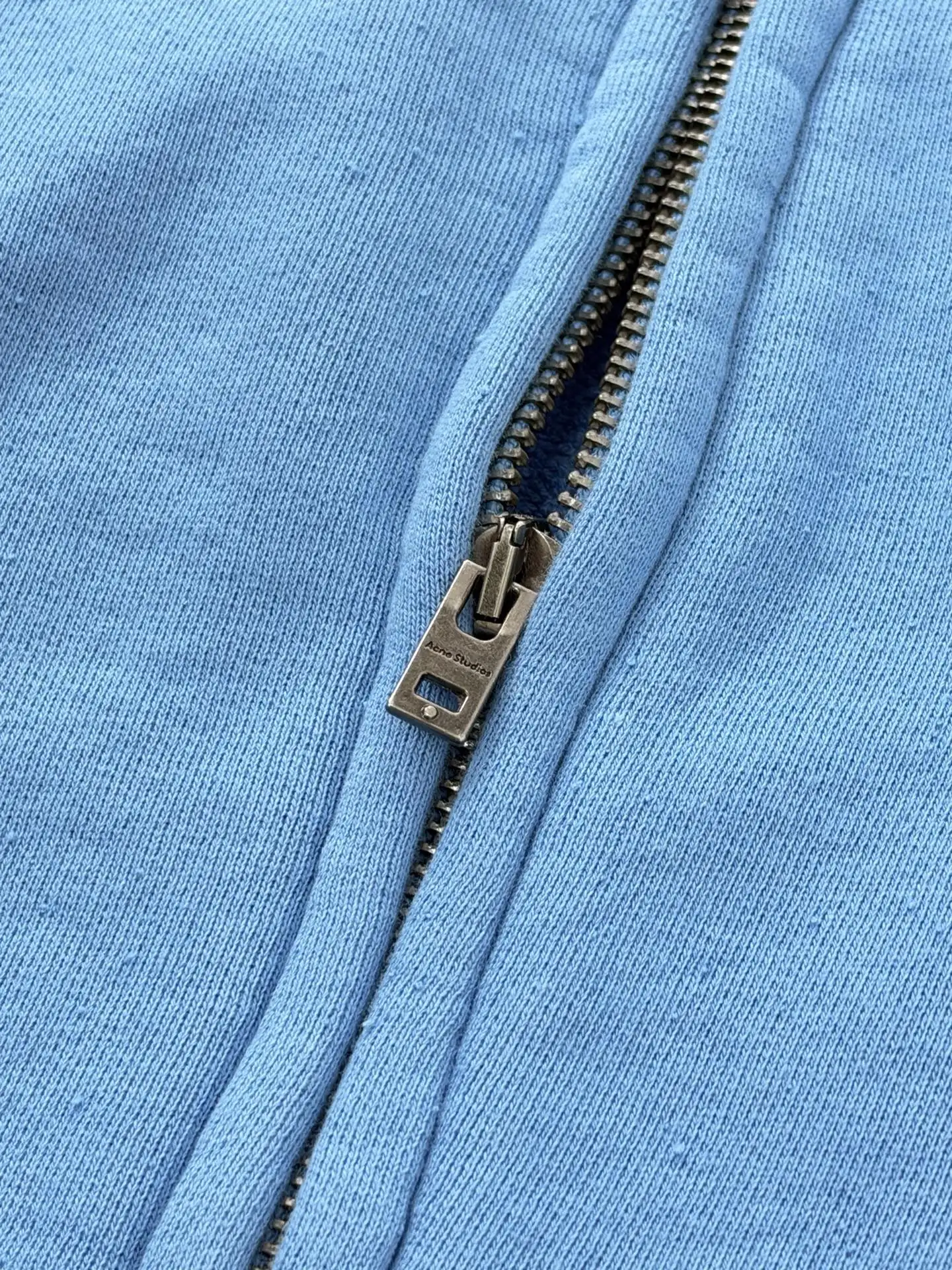 Logo Print Faded Cotton-Jersey Zip-Up Sweatshirt D28819185 — view 8