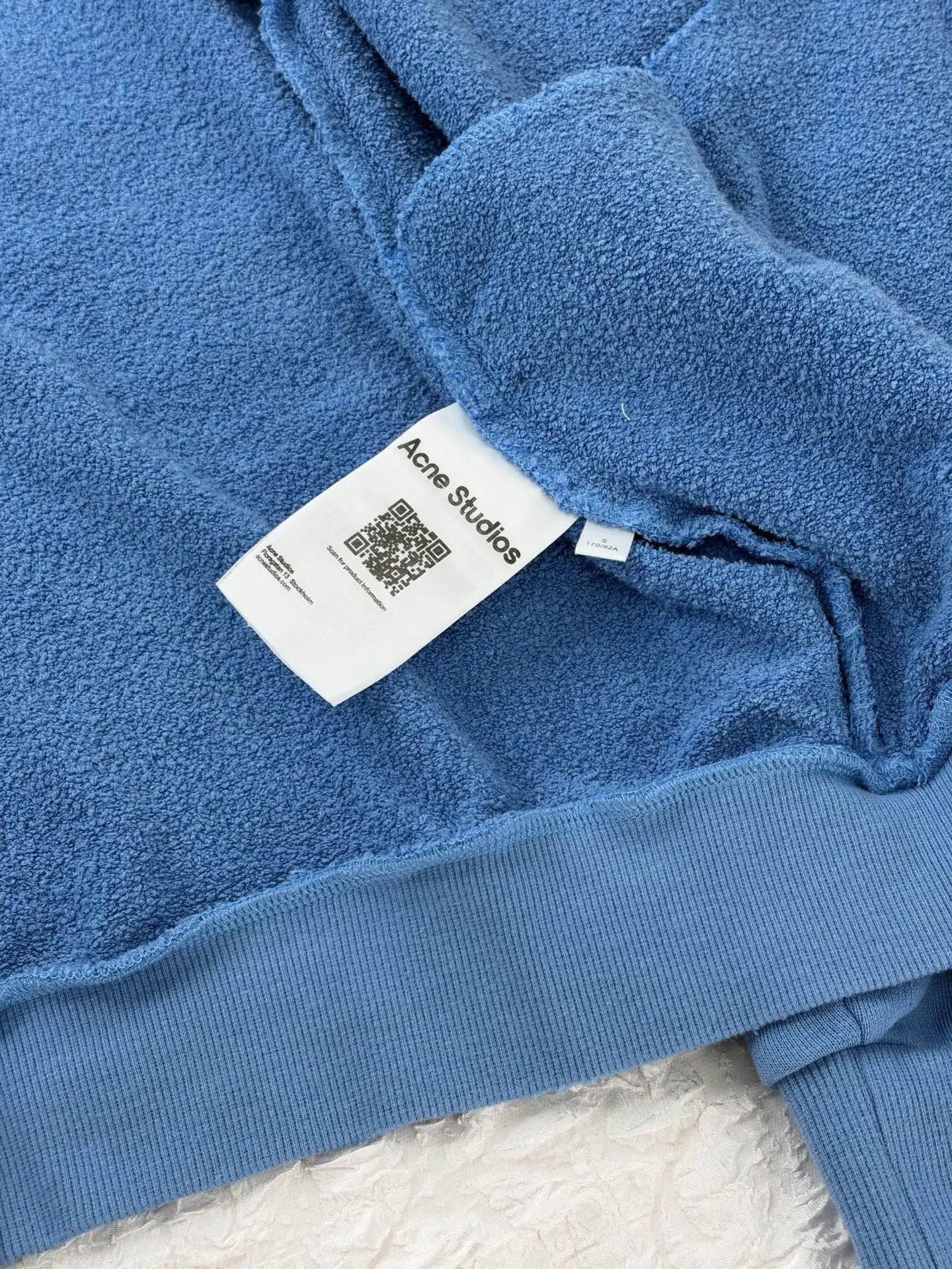 Logo Print Faded Cotton-Jersey Zip-Up Sweatshirt D28819185 — view 11