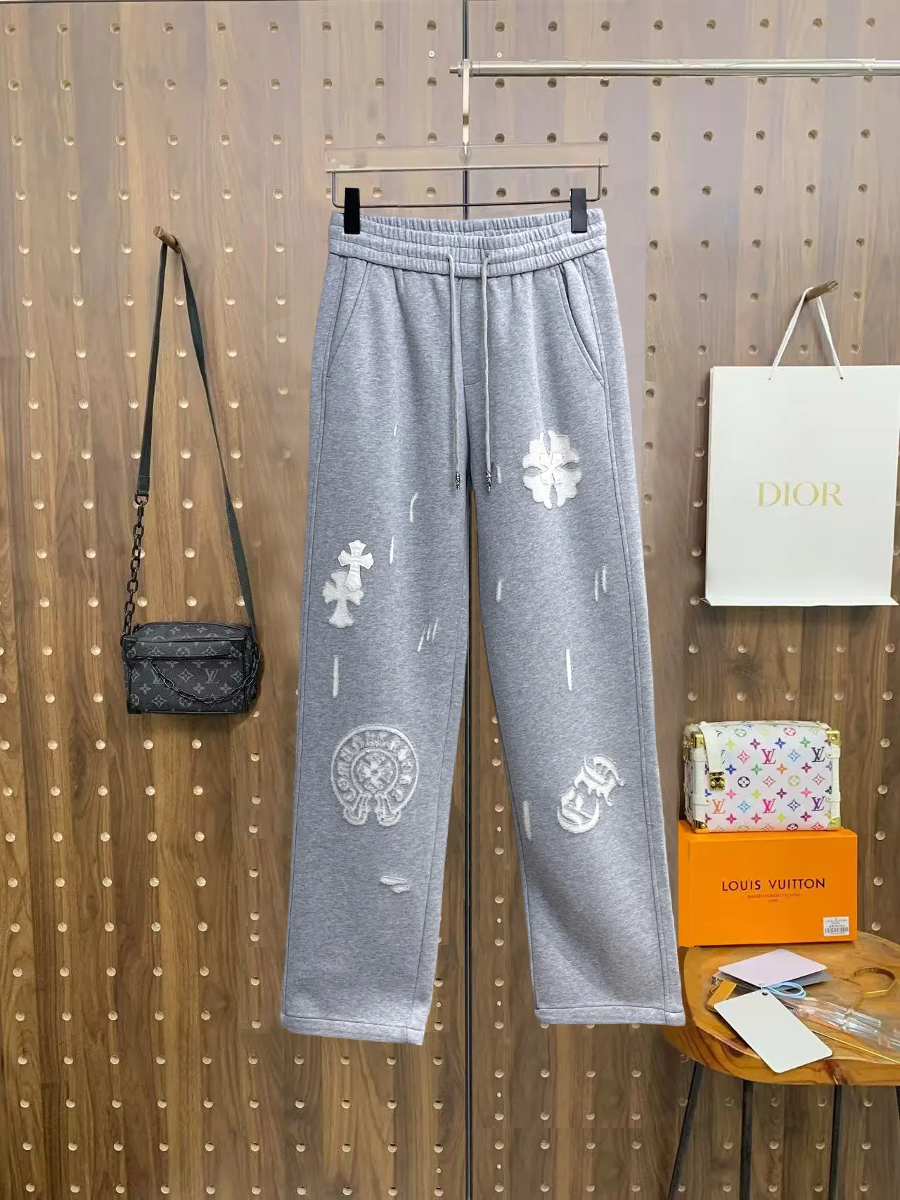 Logo-Appliqué Cotton-Blend Sweatpants D29014654