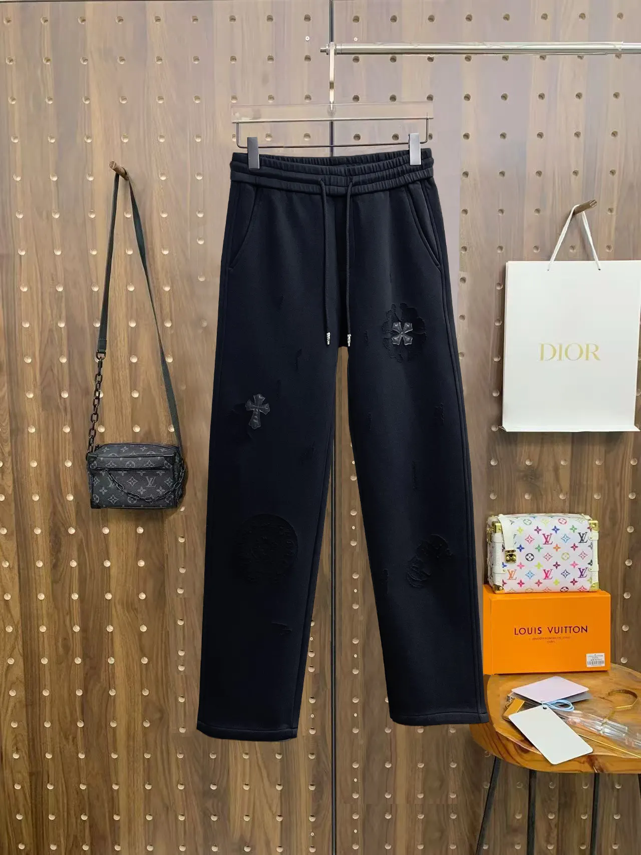 Logo-Appliqué Cotton-Blend Sweatpants D29014655