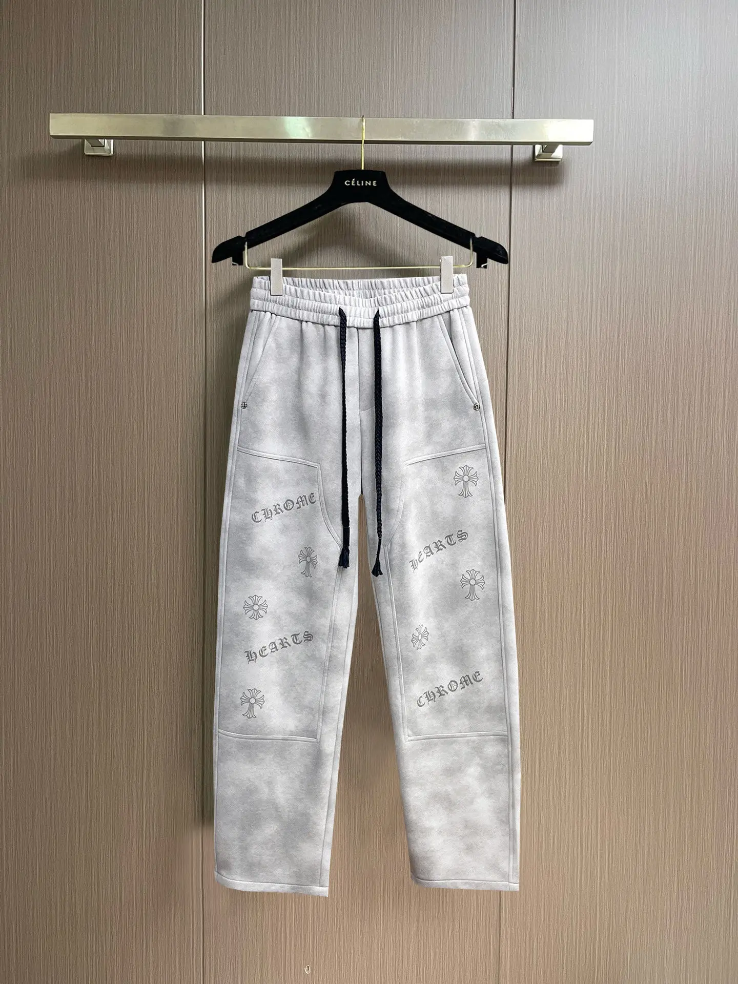 Logo-Print Acid-Wash Sweatpants D29014595