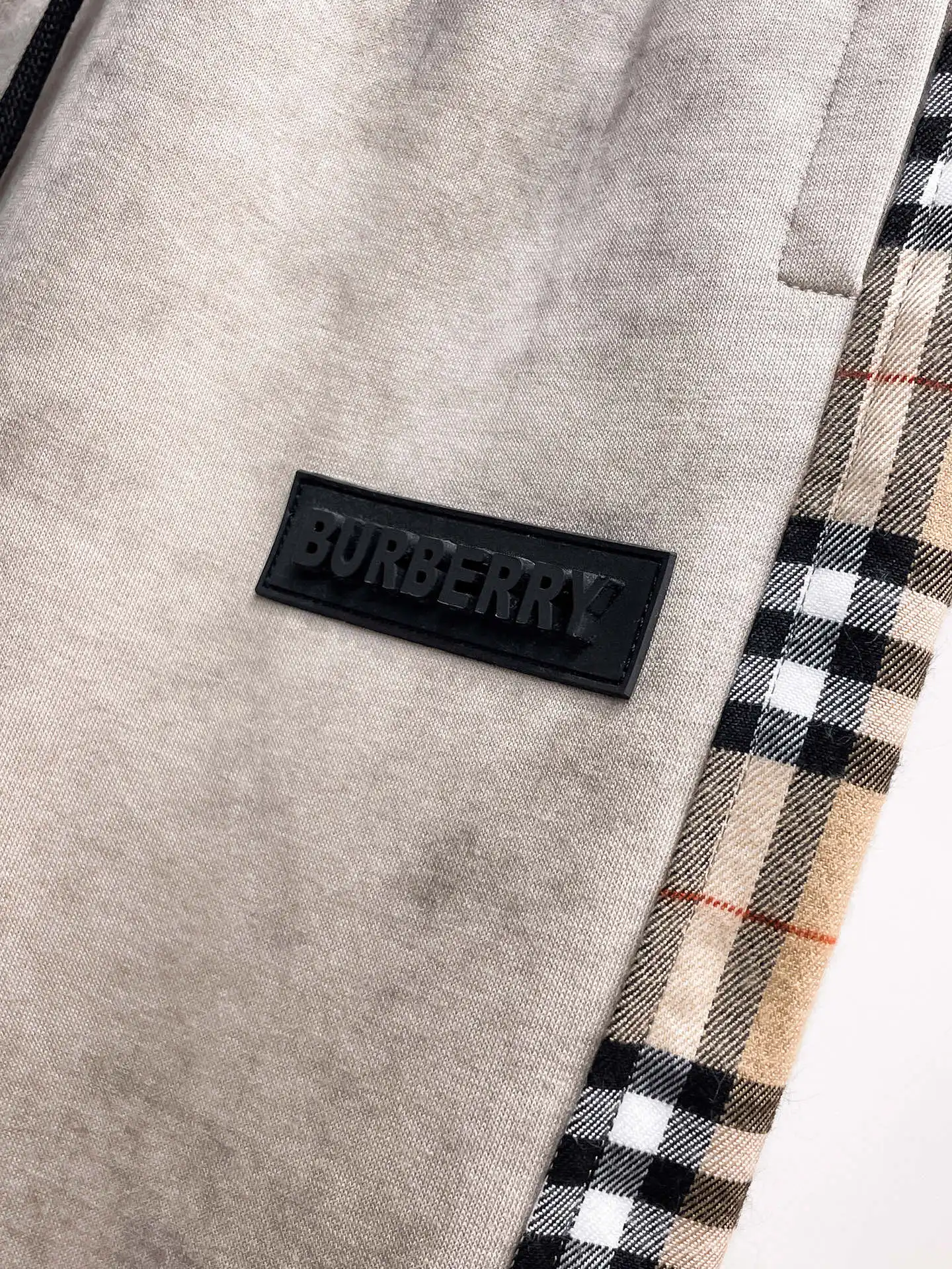 Check-Panel Logo Sweatpants D29014645 — view 4