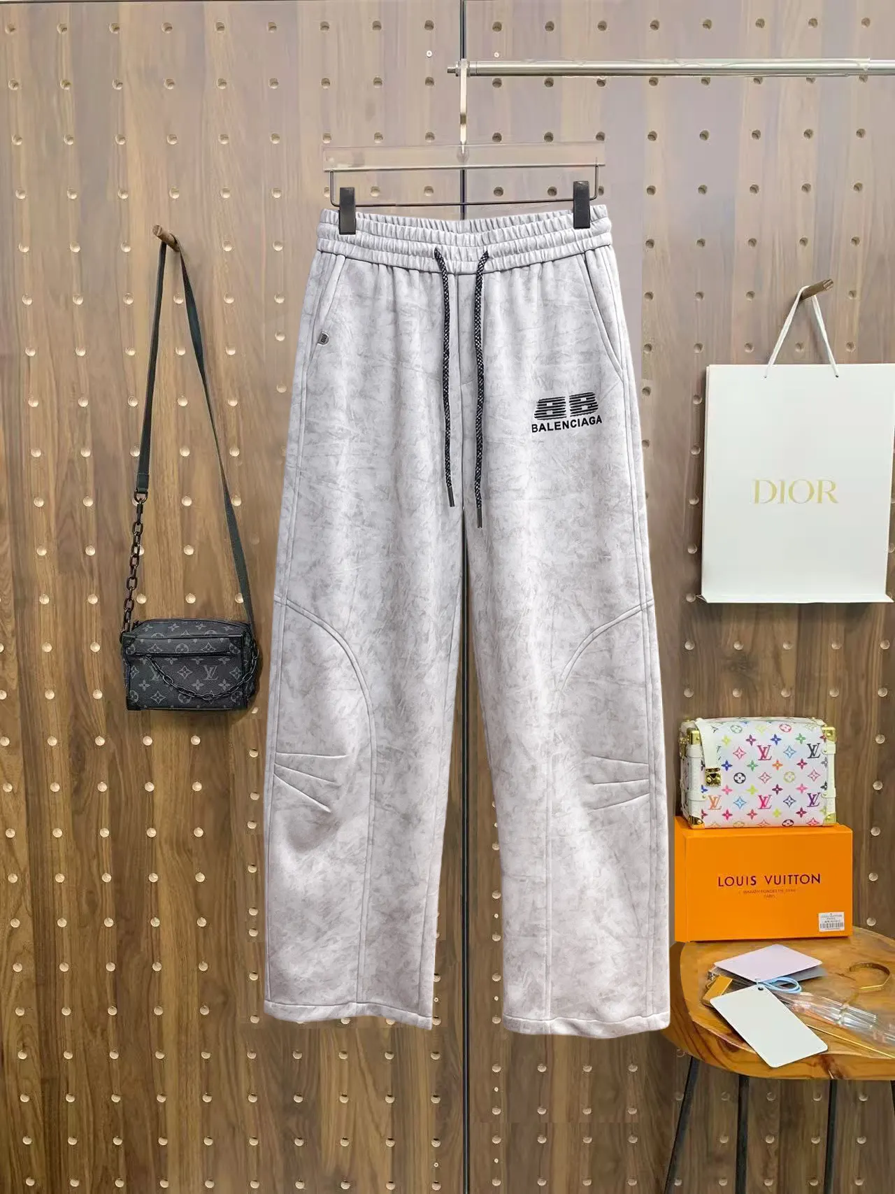 Logo-Print Acid-Wash Sweatpants D29014477