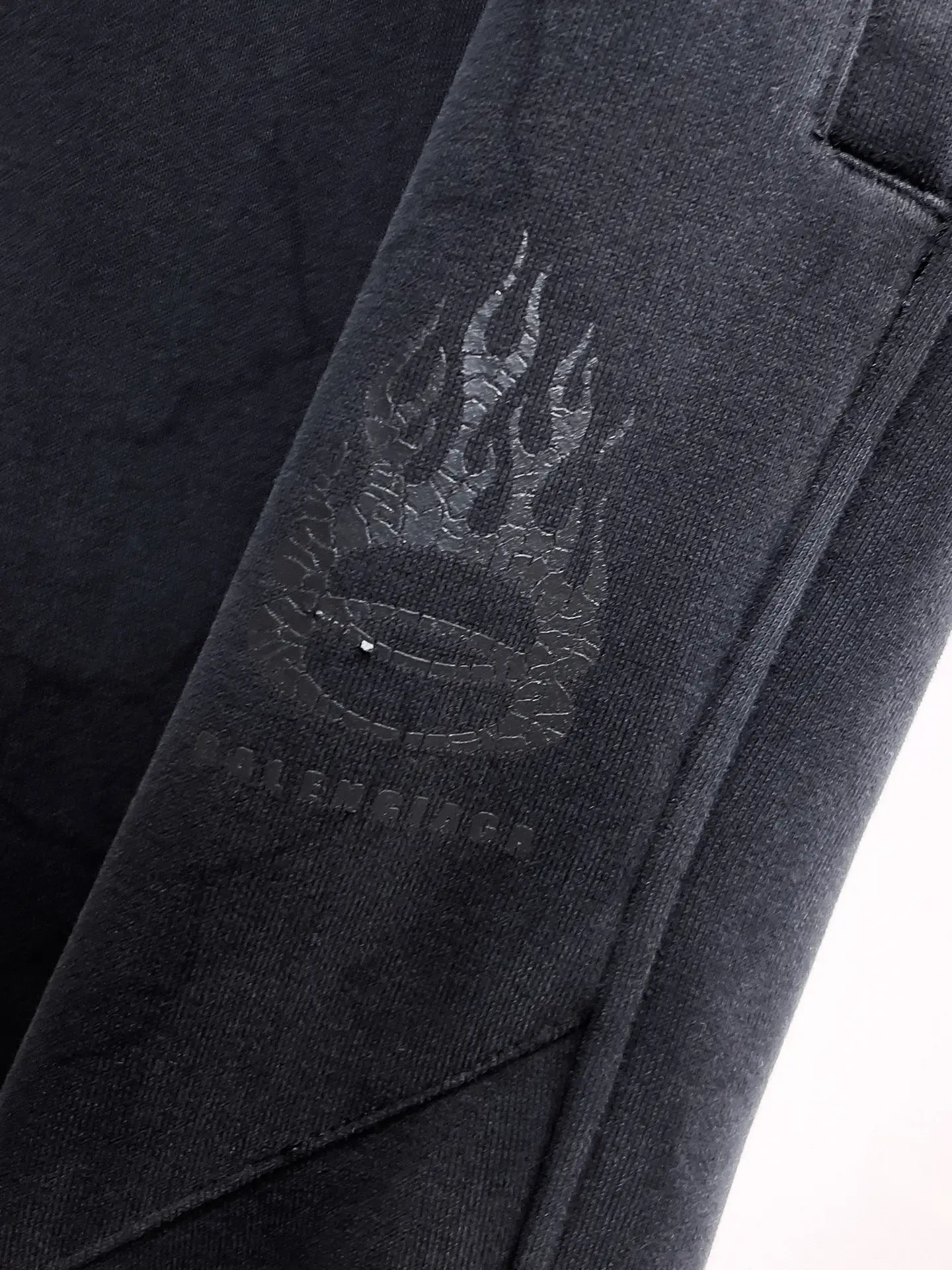 Balenciaga Logo-Embroidered Cotton-Blend Sweatpants D29014527 — view 4