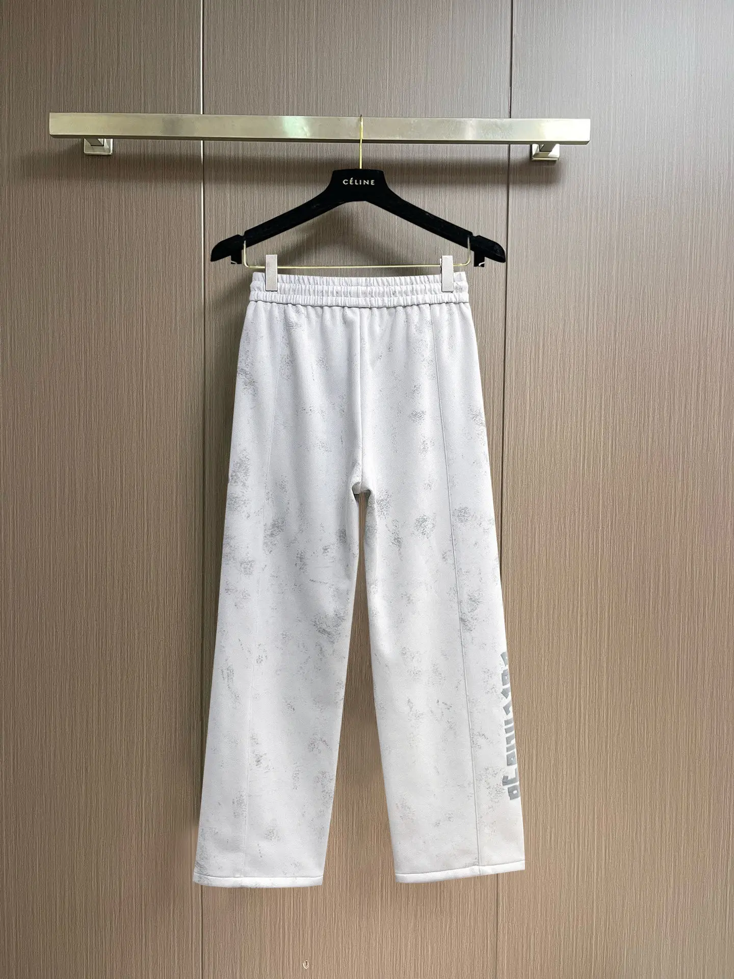 Logo-Print Distressed Cotton-Blend Sweatpants D29014565 — view 2