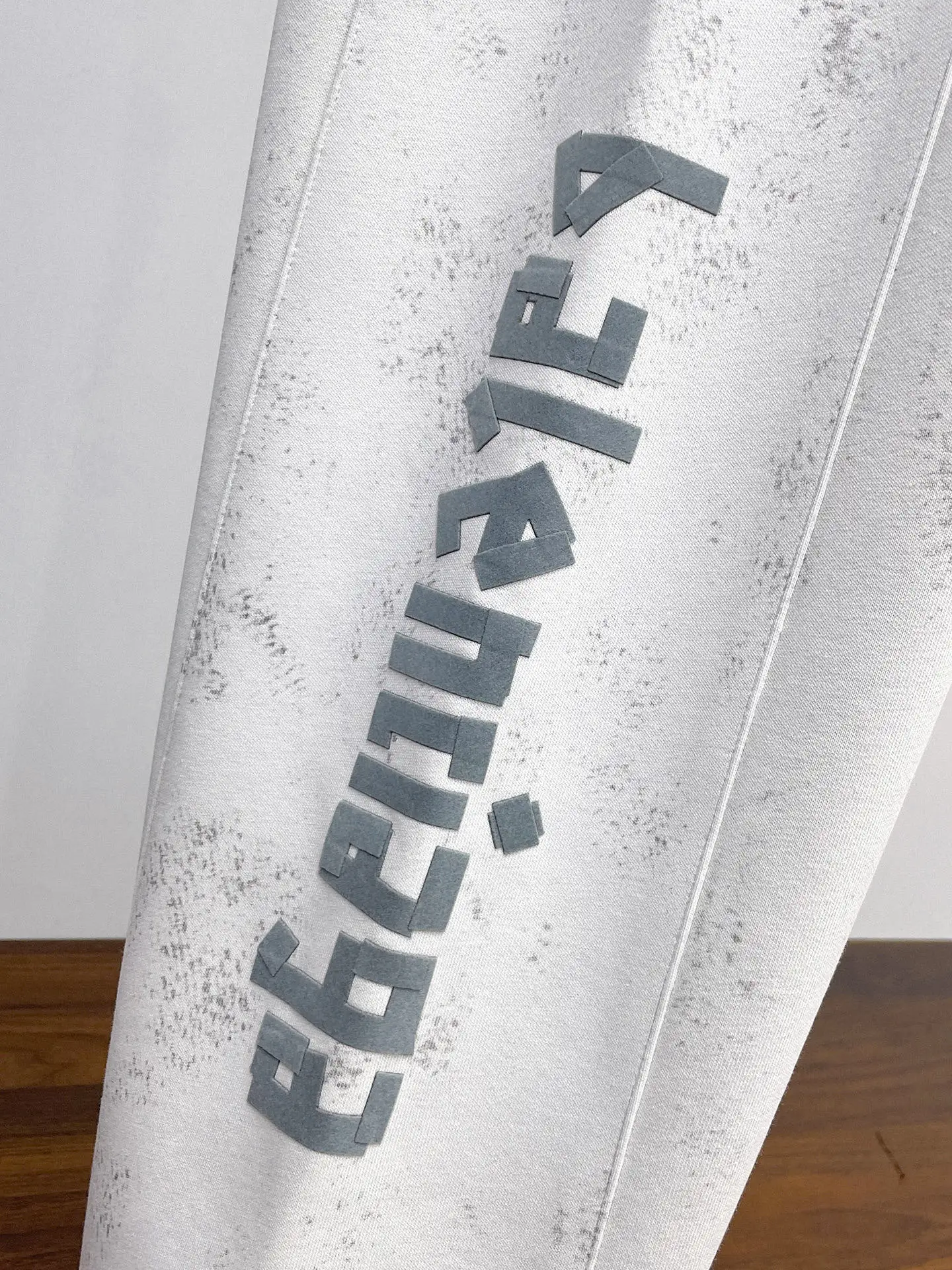 Logo-Print Distressed Cotton-Blend Sweatpants D29014565 — view 6