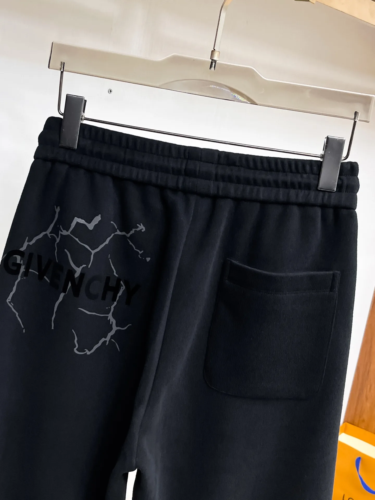 Givenchy Logo-Print Distressed Sweatpants D29014657 — view 8