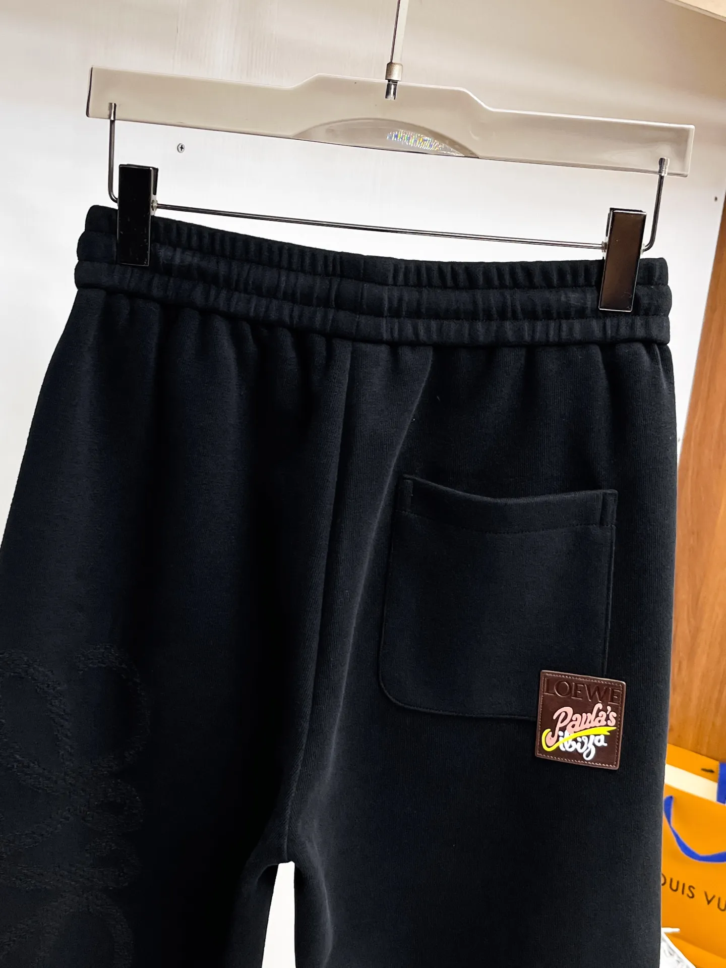 Anagram Embroidered Cotton-Blend Sweatpants D29014468 — view 8