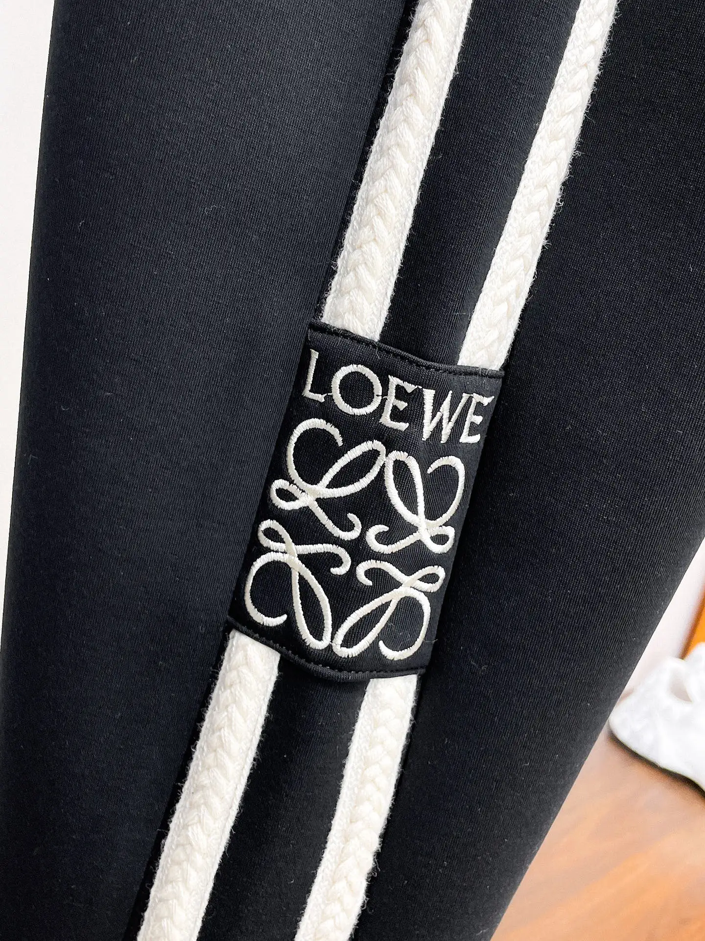 Logo-Print Taped Cotton-Blend Sweatpants D29014515 — view 4
