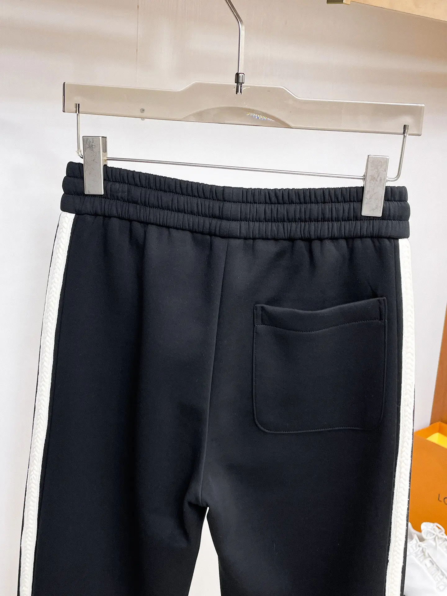 Logo-Print Taped Cotton-Blend Sweatpants D29014515 — view 7