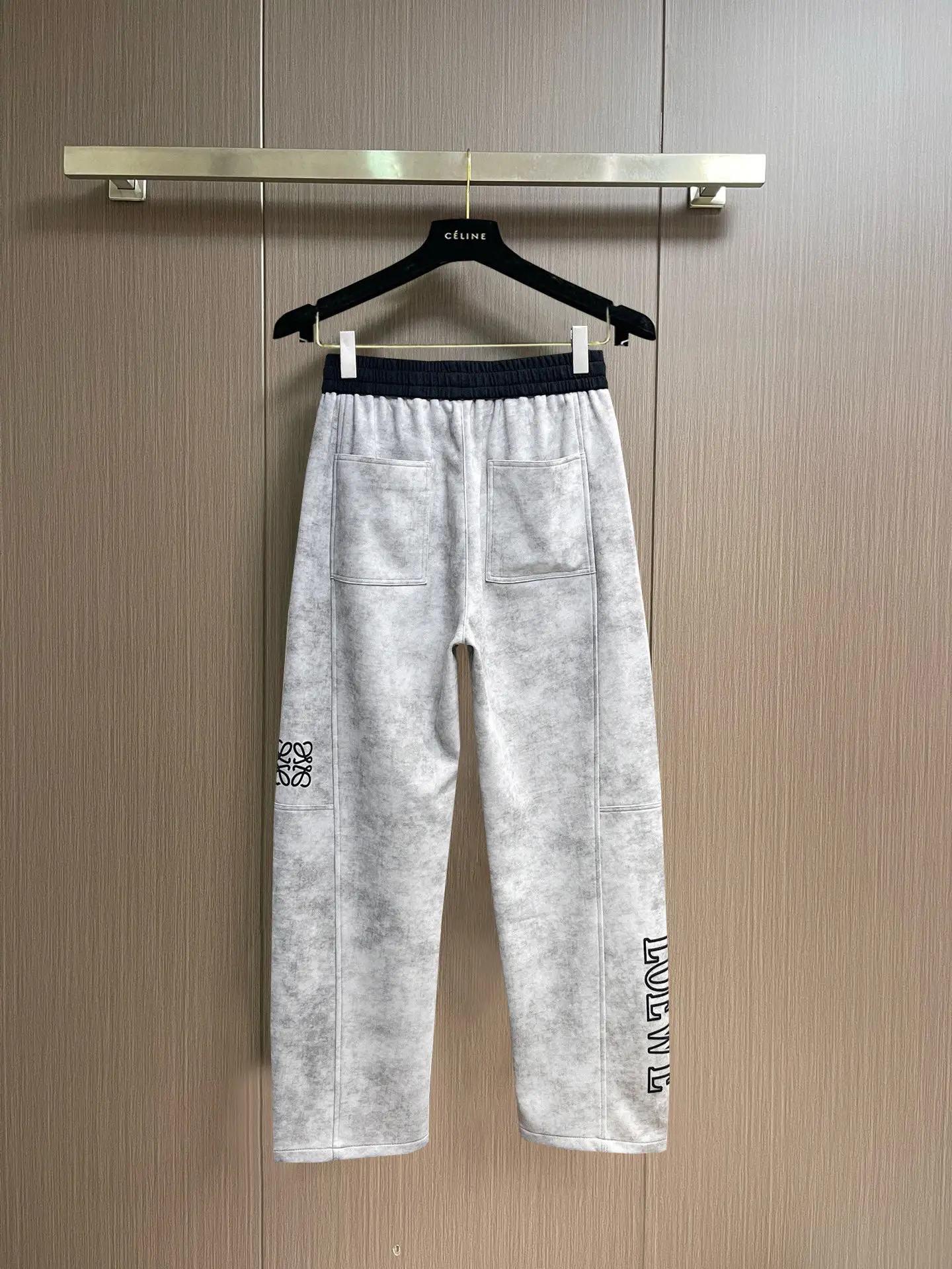 Logo-Print Acid-Wash Sweatpants D29014602 — view 2