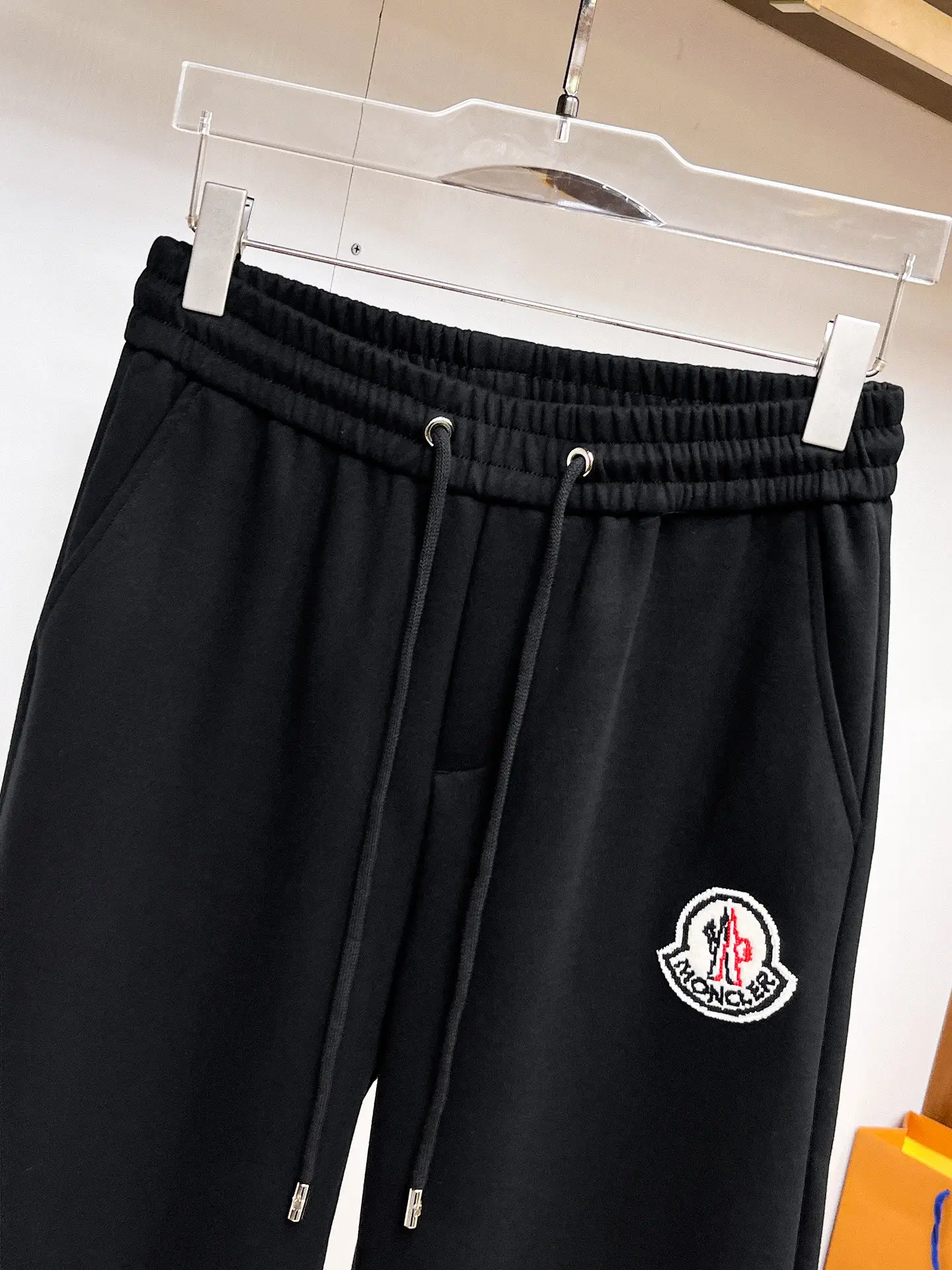 Moncler Logo-Patch Cotton-Blend Sweatpants D29014522 — view 3