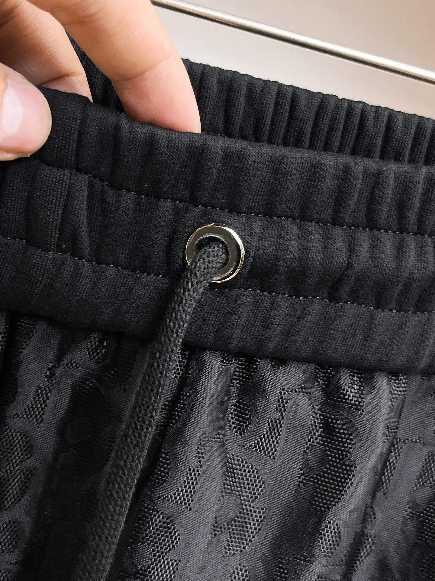 Oblique Jacquard Drawstring Track Pants D29014632 — view 6