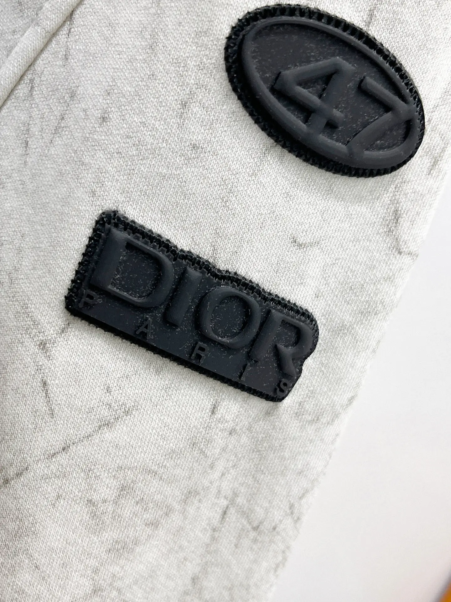 Logo-Patch Marble-Print Sweatpants D29014562 — view 5