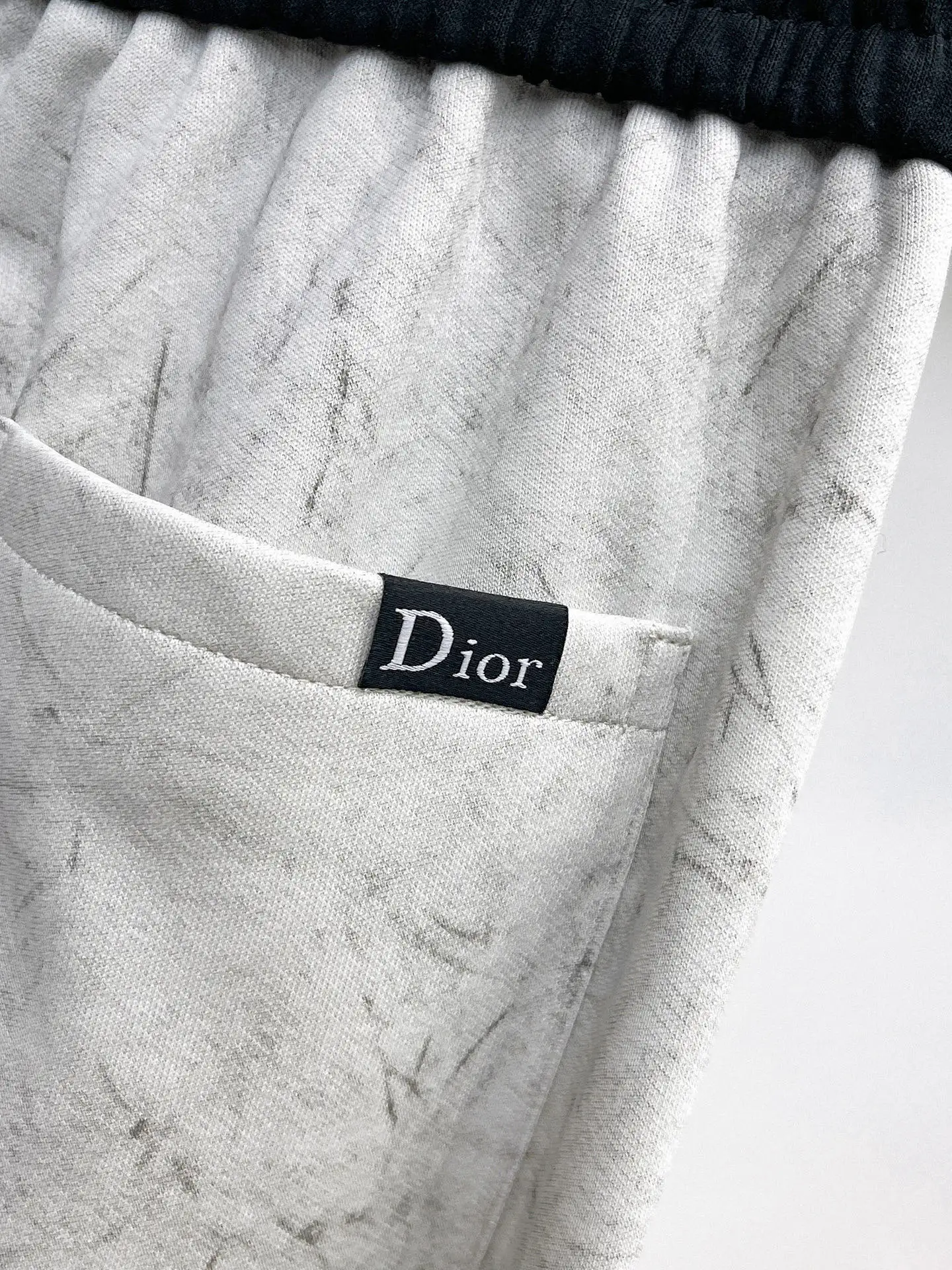 Logo-Patch Marble-Print Sweatpants D29014562 — view 11