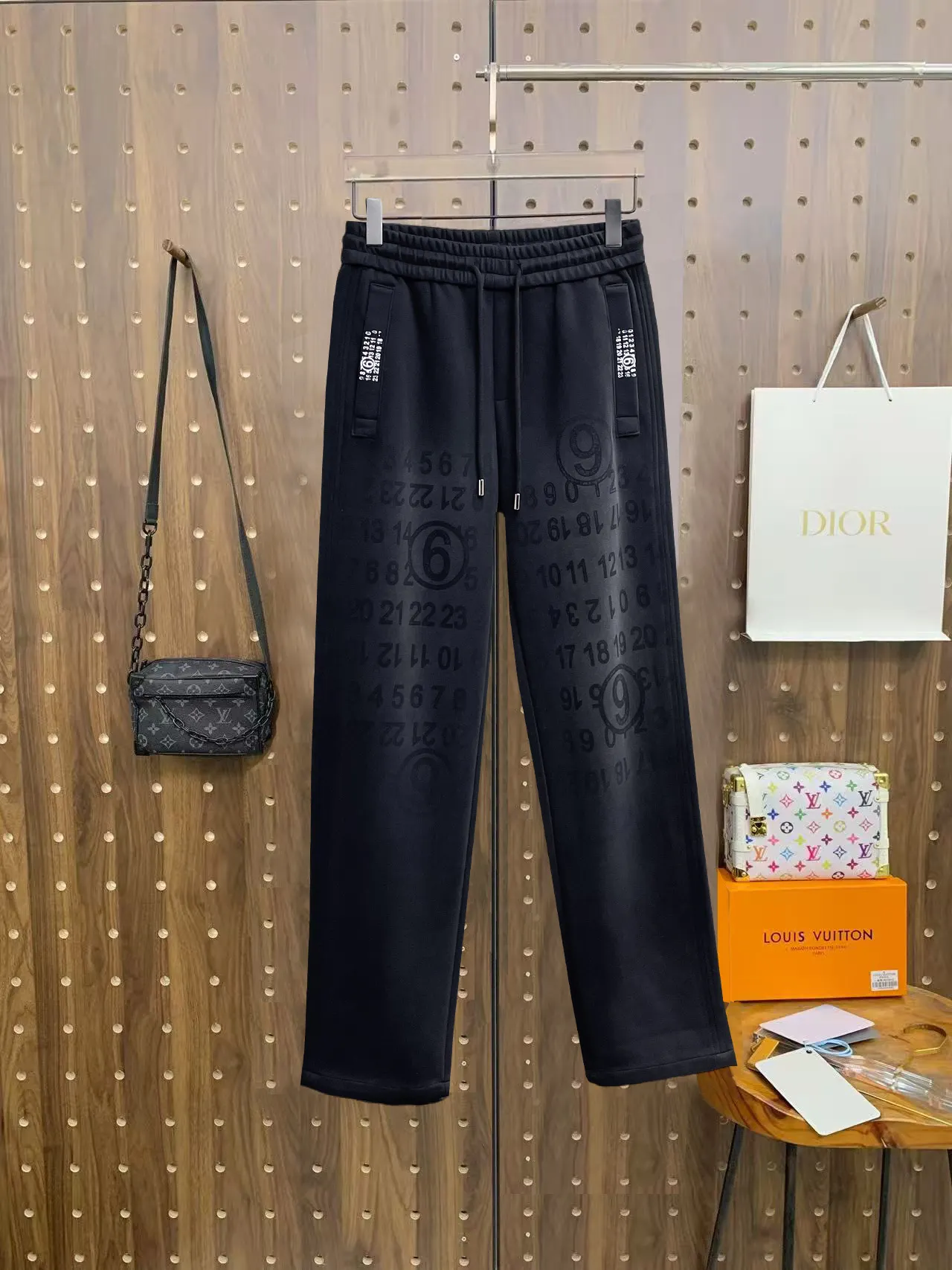 Maison Margiela Logo-Print Cotton-Blend Sweatpants D29014656