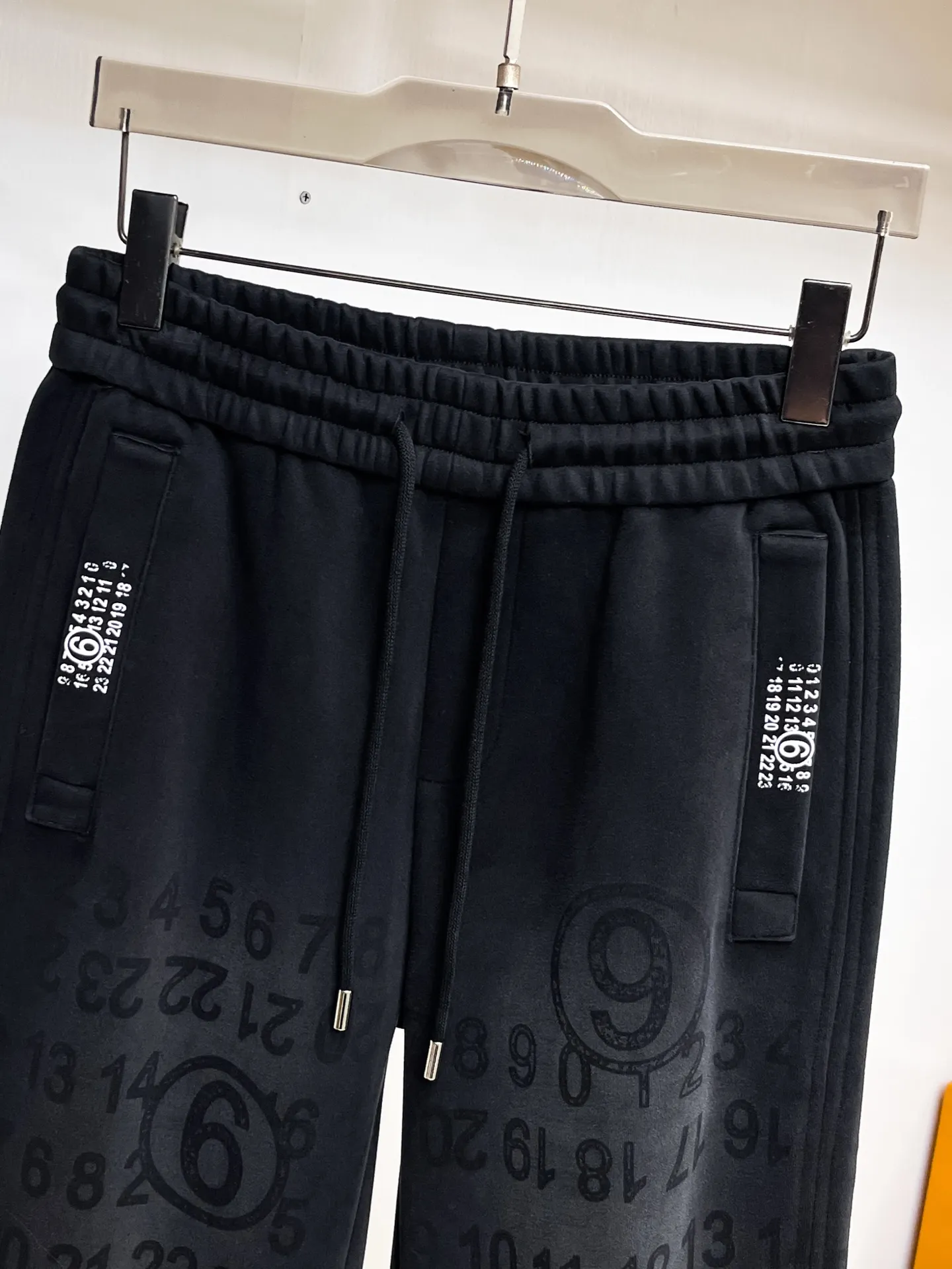 Maison Margiela Logo-Print Cotton-Blend Sweatpants D29014656 — view 3