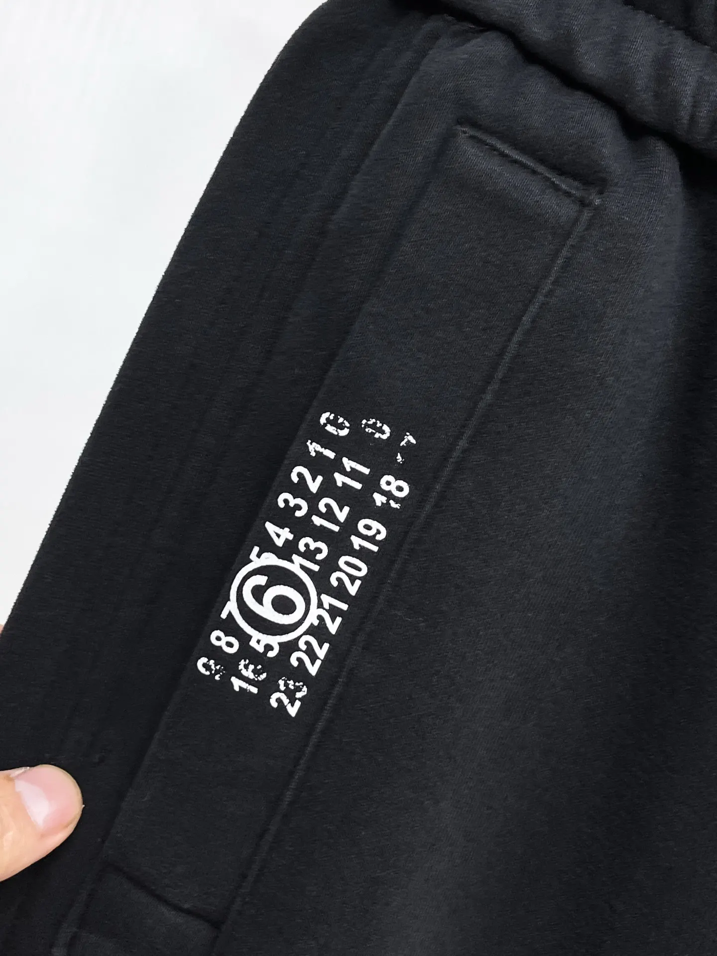 Maison Margiela Logo-Print Cotton-Blend Sweatpants D29014656 — view 4