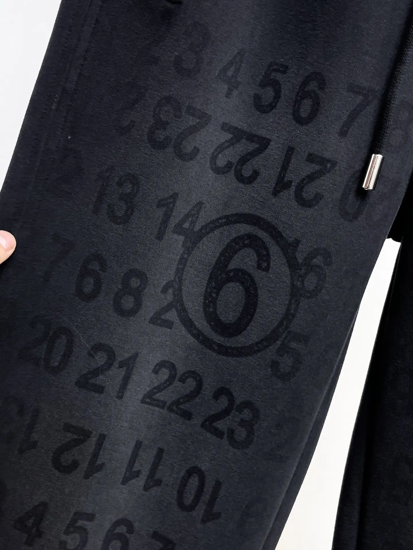 Maison Margiela Logo-Print Cotton-Blend Sweatpants D29014656 — view 6